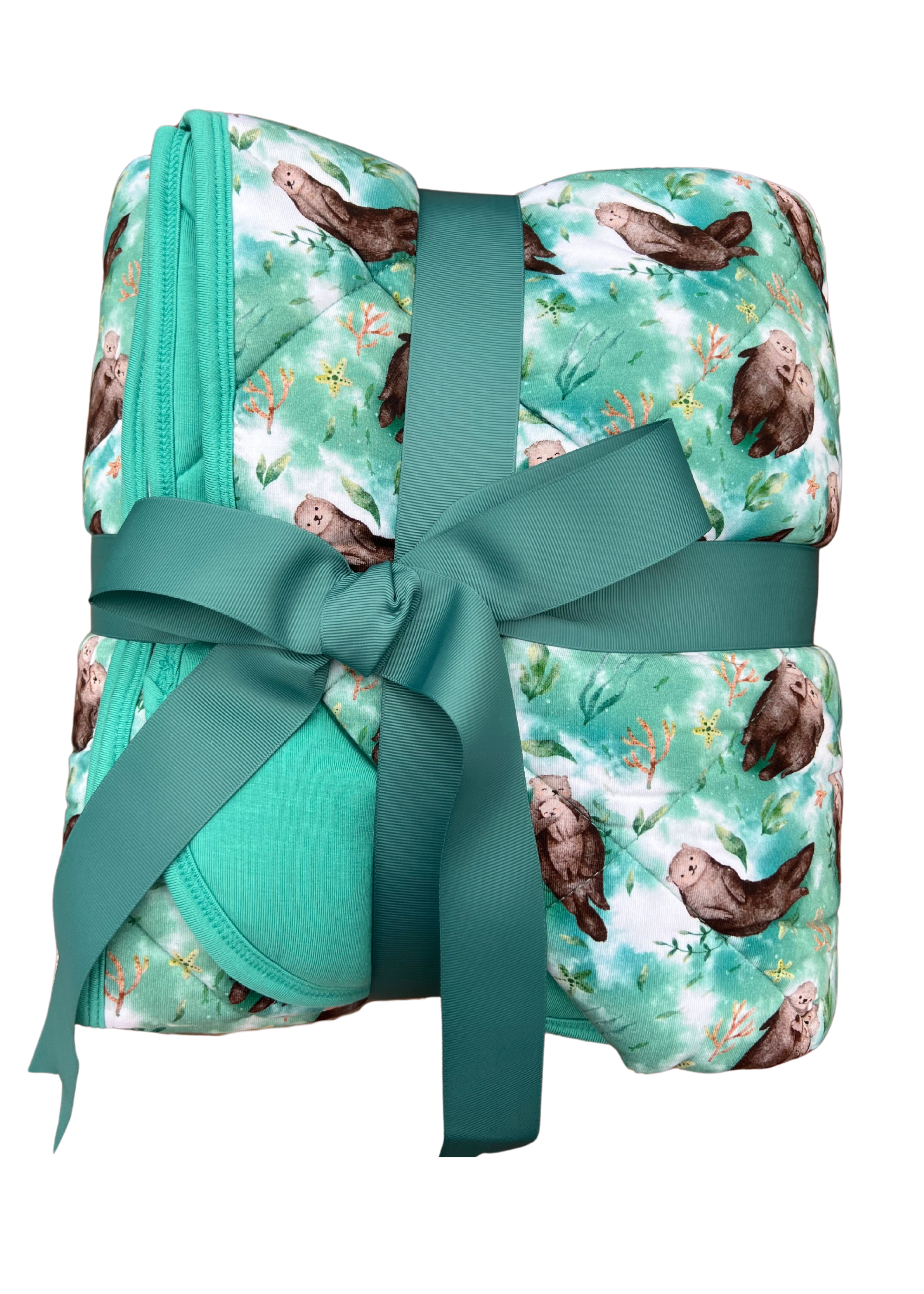 Couch Quilty - Otters - Luxe Bamboo