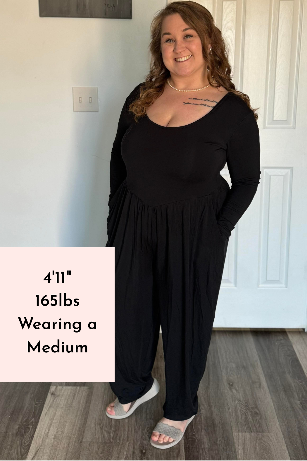 Long Sleeve Adult Romper - Obsidian- Ploom Collective - Tencel™ Modal