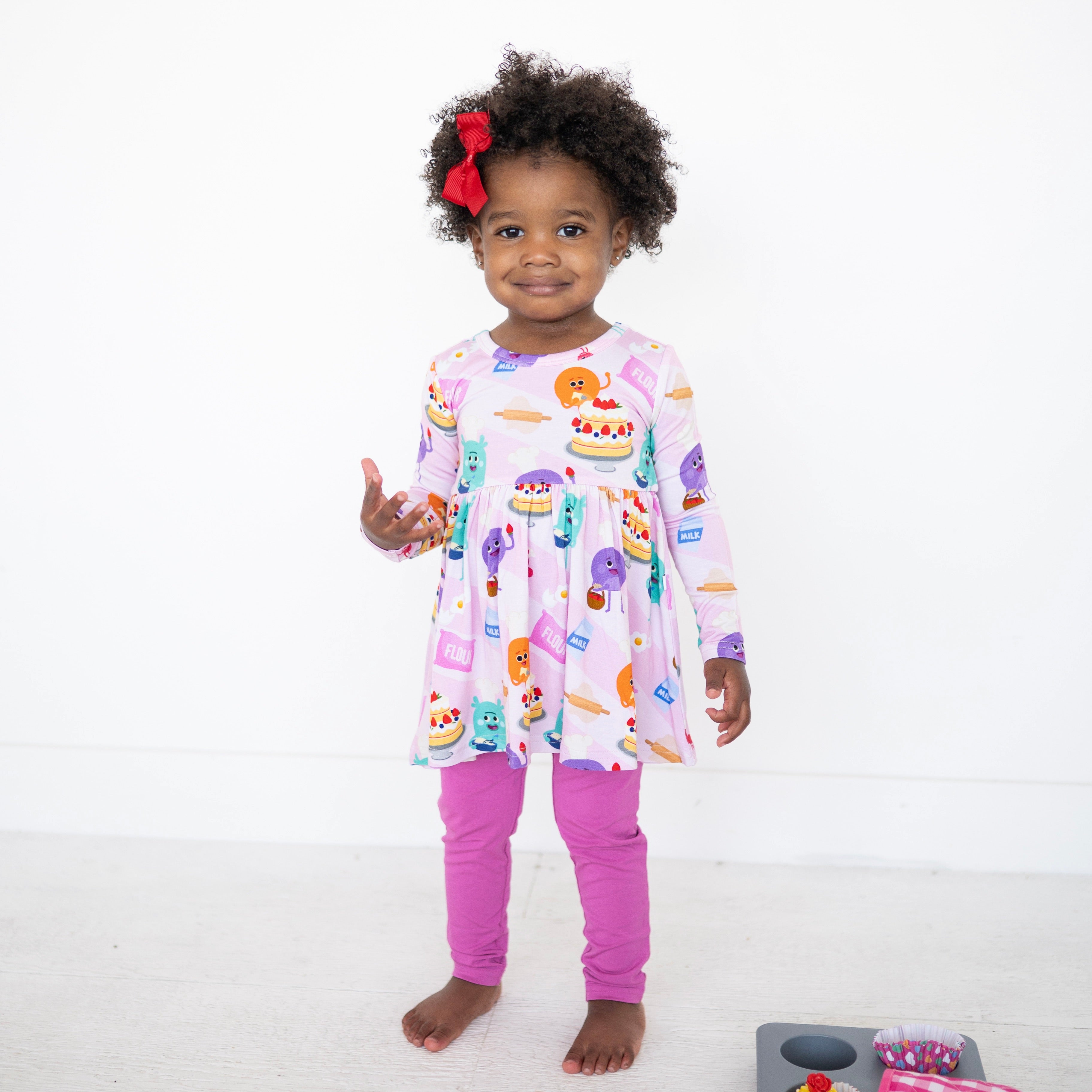 Long Sleeve Peplum Top - Super Simple™ Bumble Baker - Luxe Bamboo