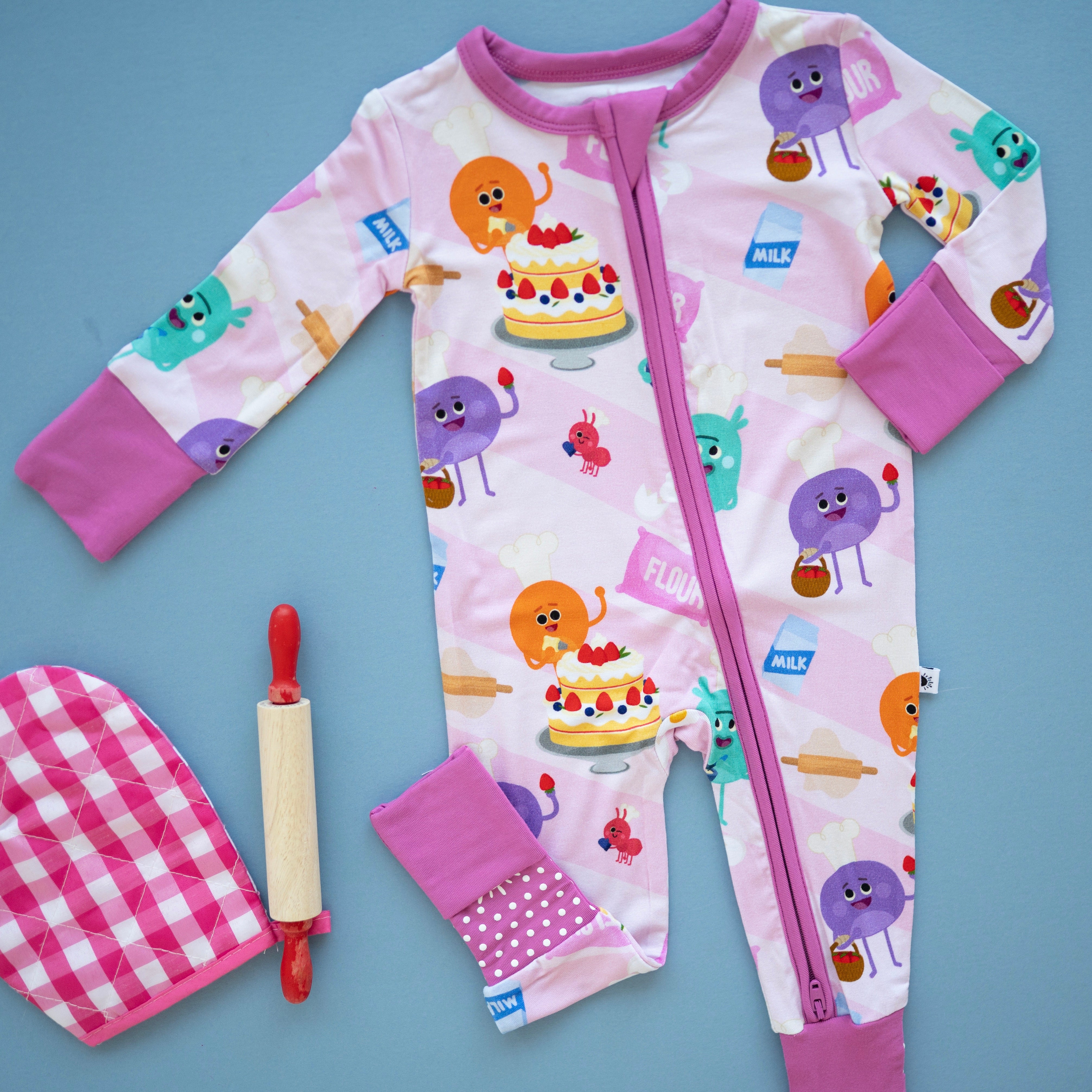 Flexi-Fit Zip PJ - Super Simple™ Bumble Baker - Luxe Bamboo