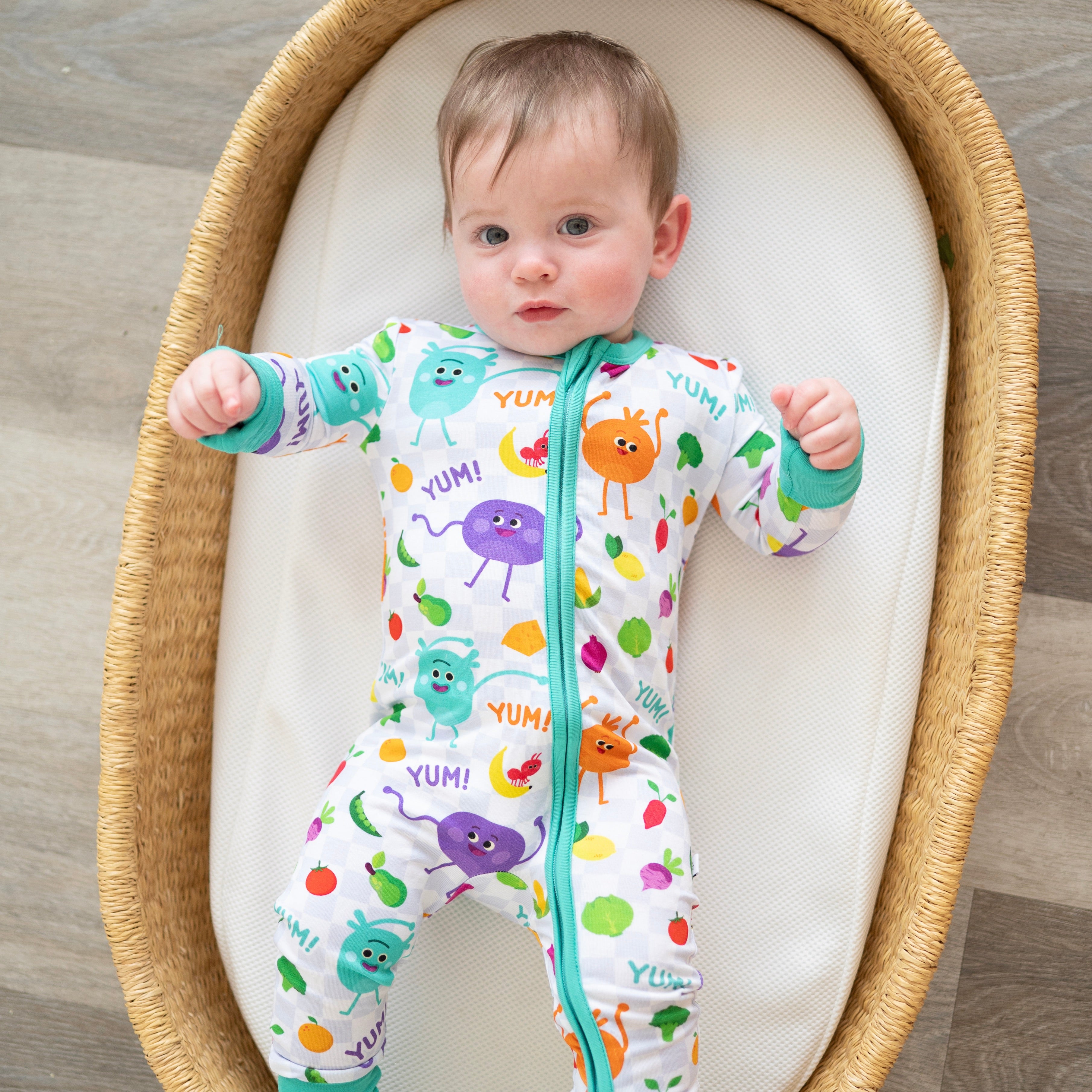 Flexi-Fit Zip PJ - Super Simple™ Bumble YUMS - Luxe Bamboo