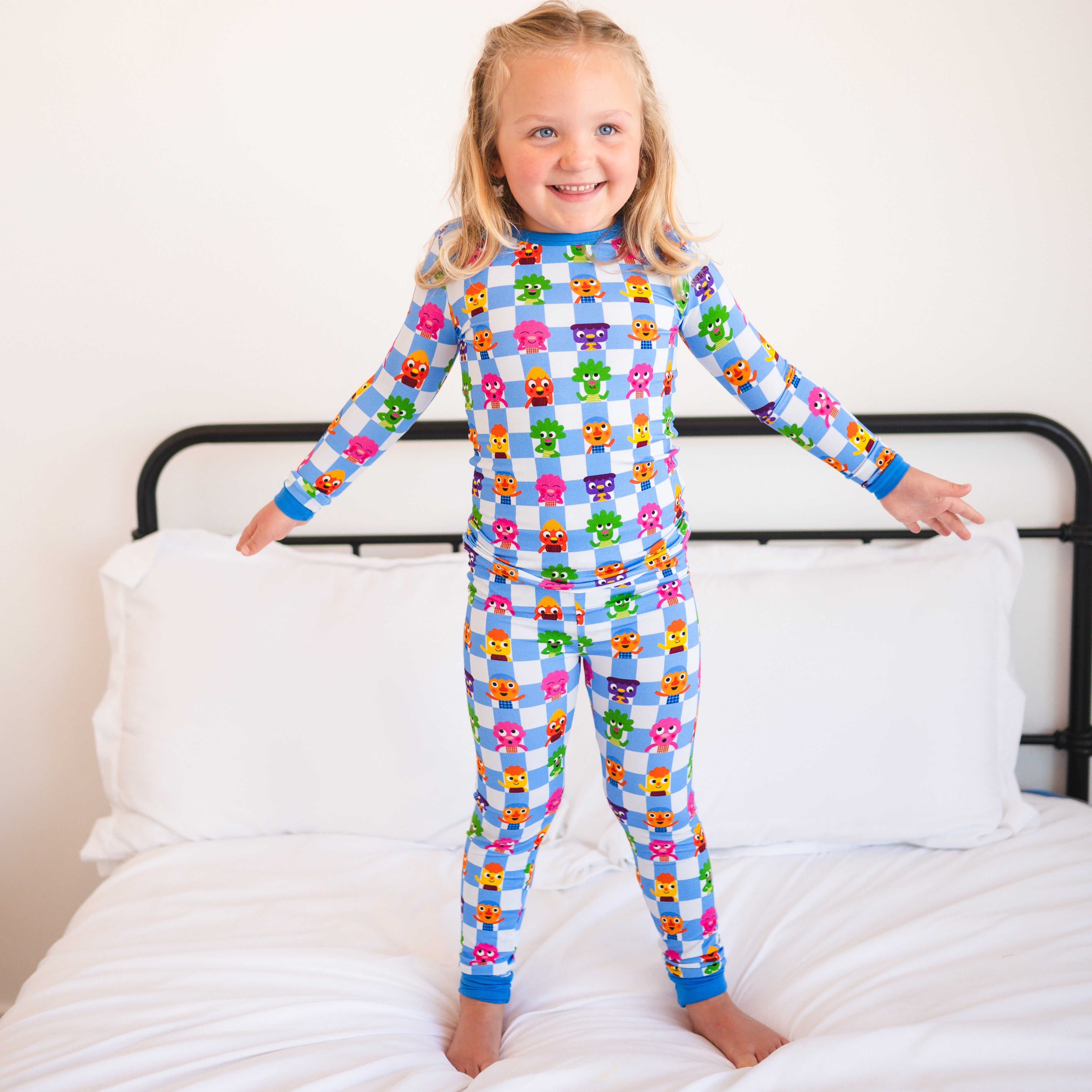 Classic Fit PJ Set - Super Simple™ Noodle & Pals - Luxe Bamboo