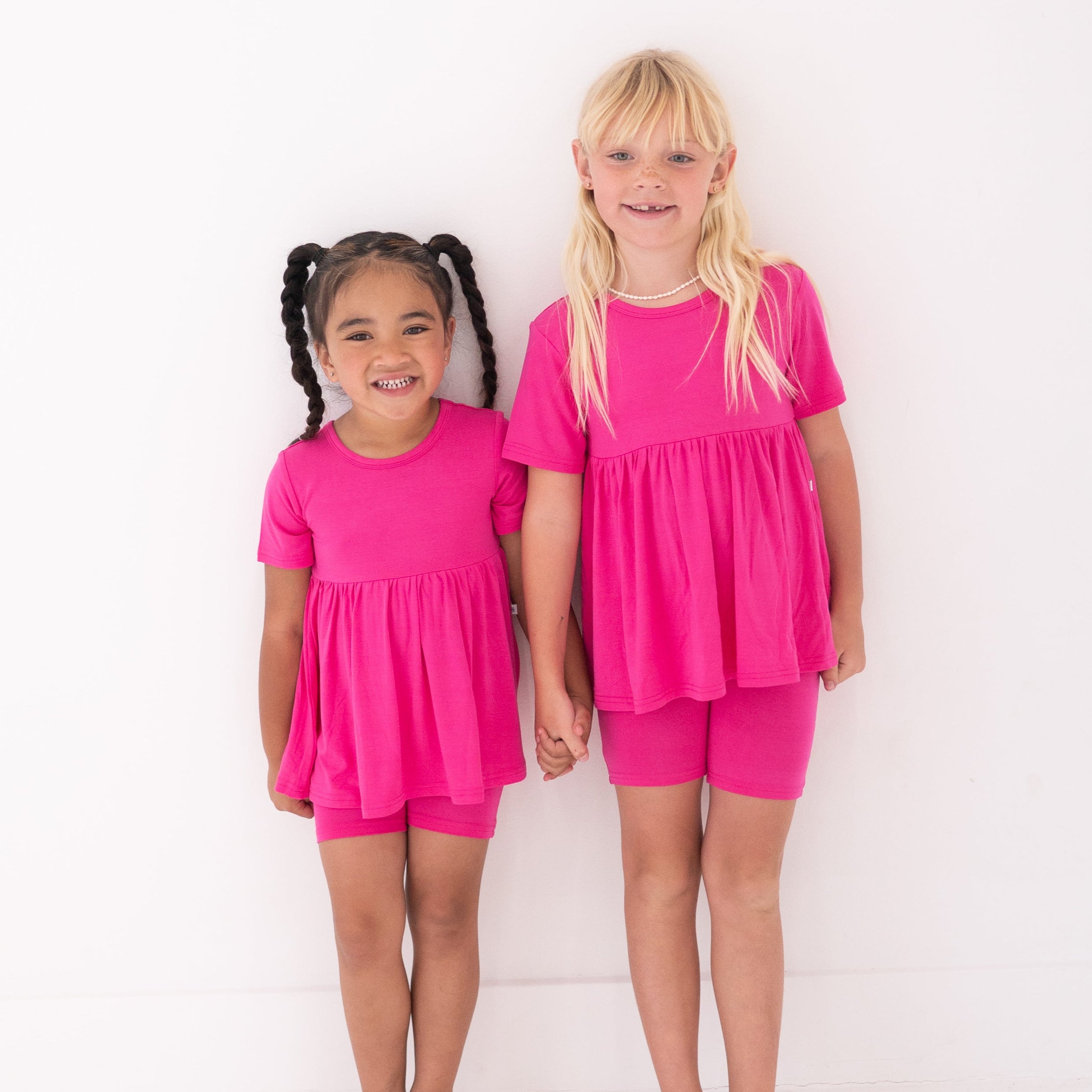 Peplum Top -Super Simple™ - Blossom Pink - Luxe Bamboo