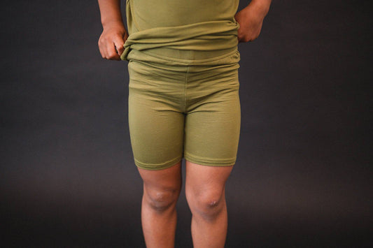 EARLY ACCESS - Biker Short - Olive - Luxe Bamboo