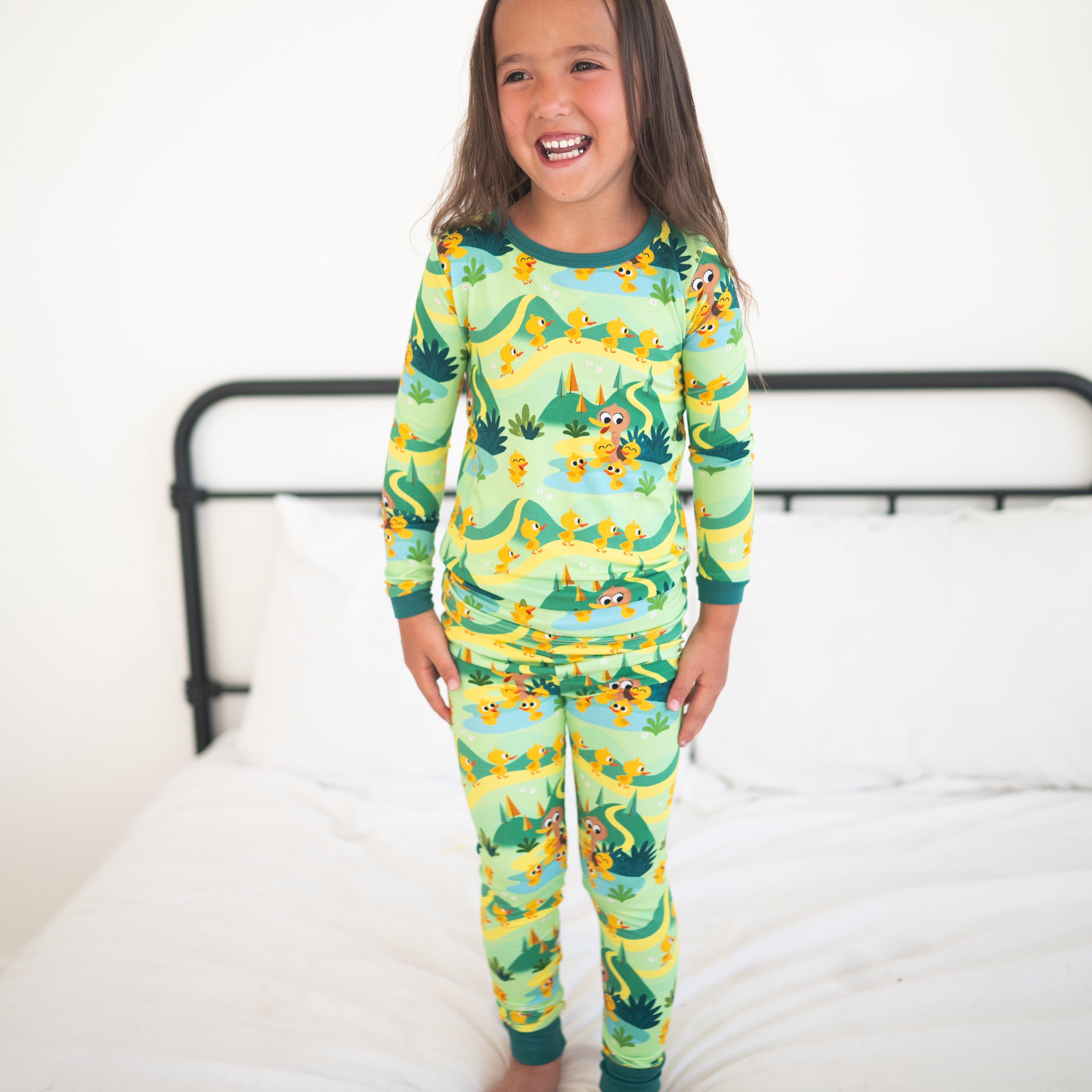 Super Simple™ 5 Little Ducks - Classic Fit PJ Set  - Luxe Bamboo