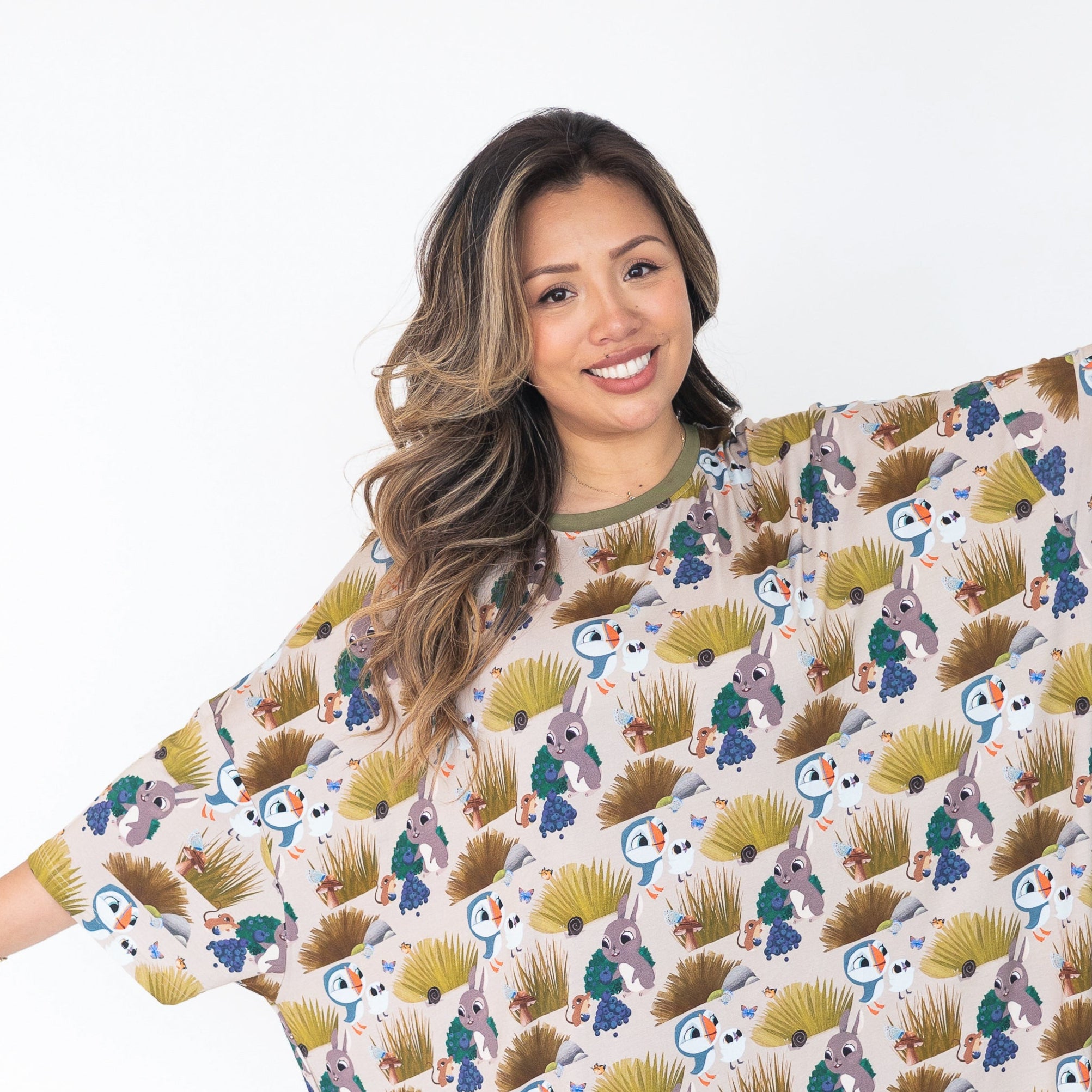 Adult Mega Sleep Tee - Puffin Rock™ - Luxe Bamboo