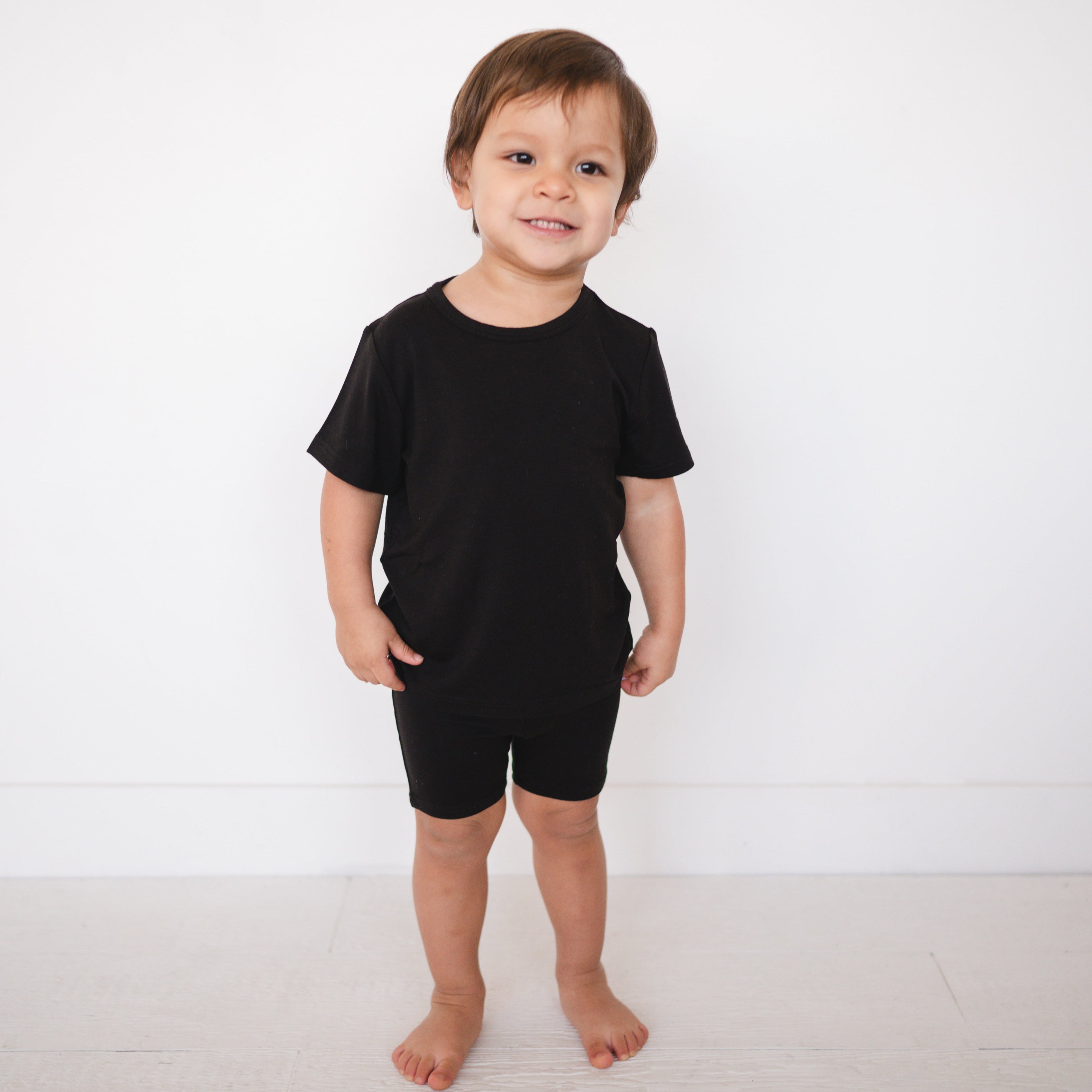 T-shirt - Obsidian - Luxe - ploombaby Bamboo Baby Kid Clothing