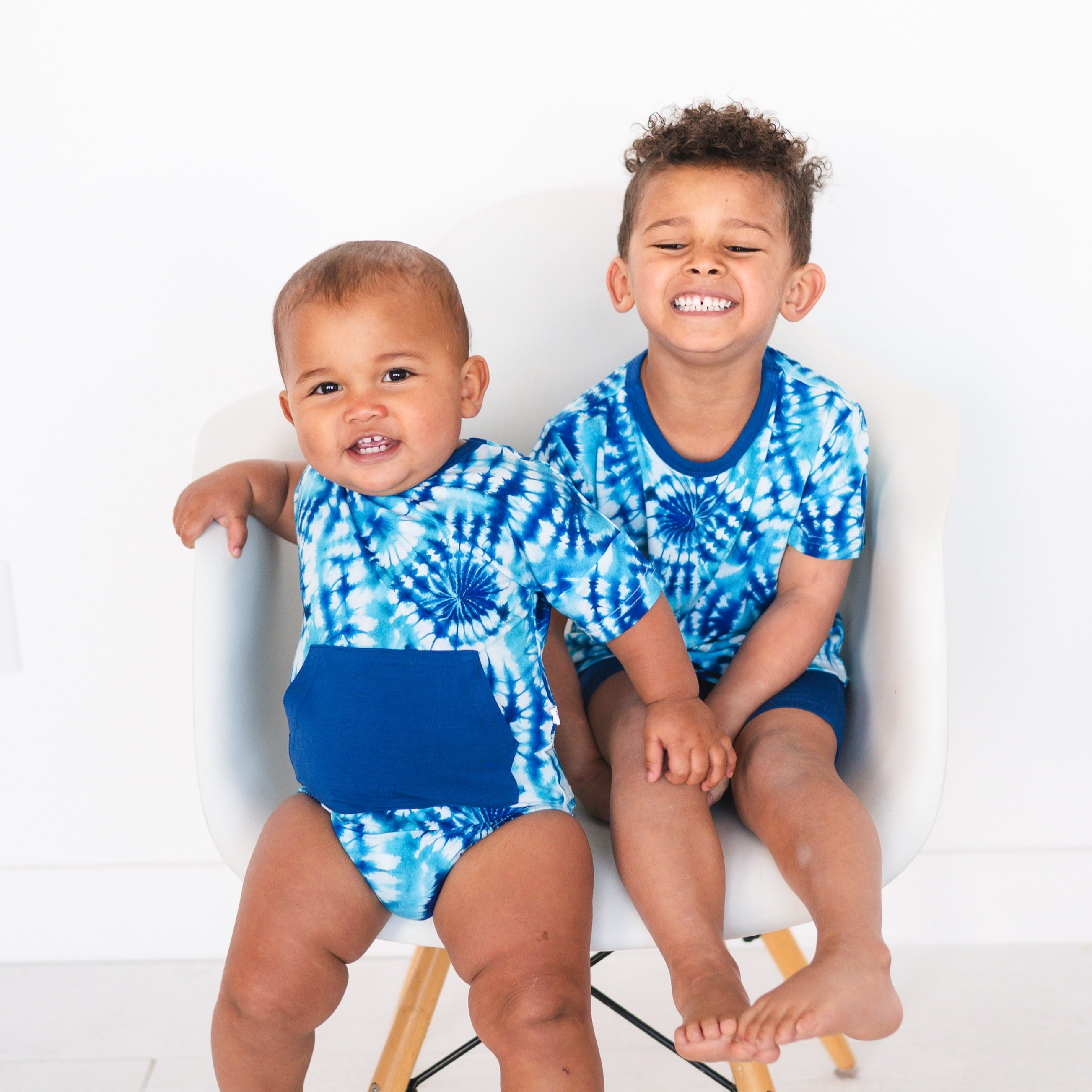 T-Shirt - Tidal Twist - Luxe Bamboo - ploombaby Bamboo Baby Kid Clothing