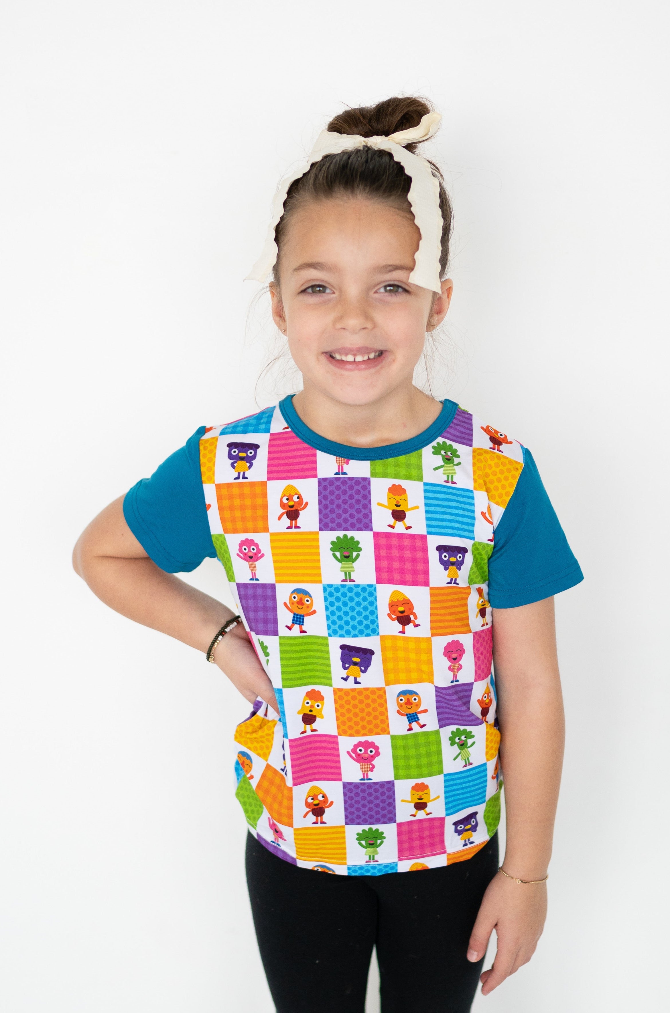 T-shirt - Super Simple™ Noodle & Pals - If You're Happy - Tencel Modal