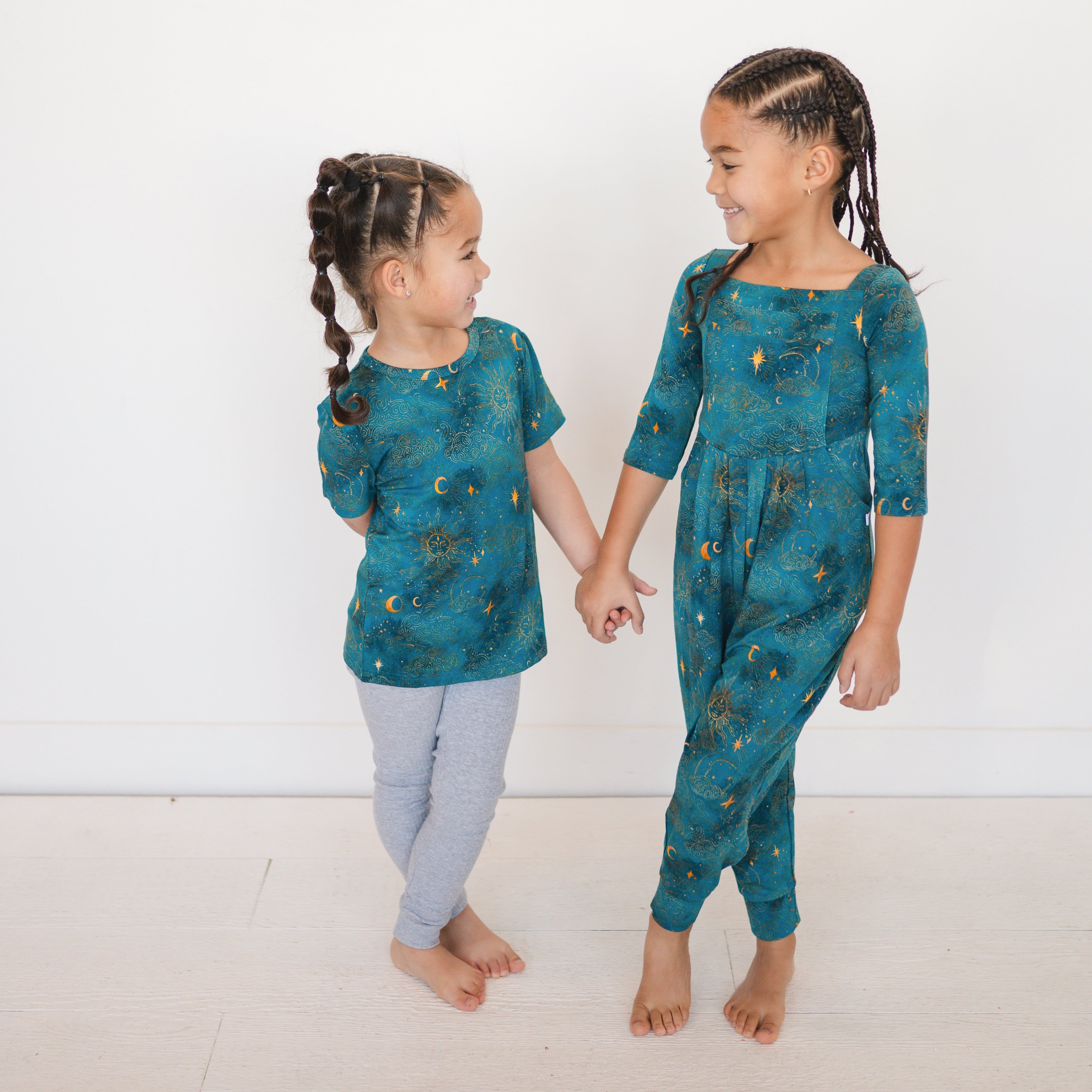 T-shirt - Stellar Suns - Luxe - ploombaby Bamboo Baby Kid Clothing