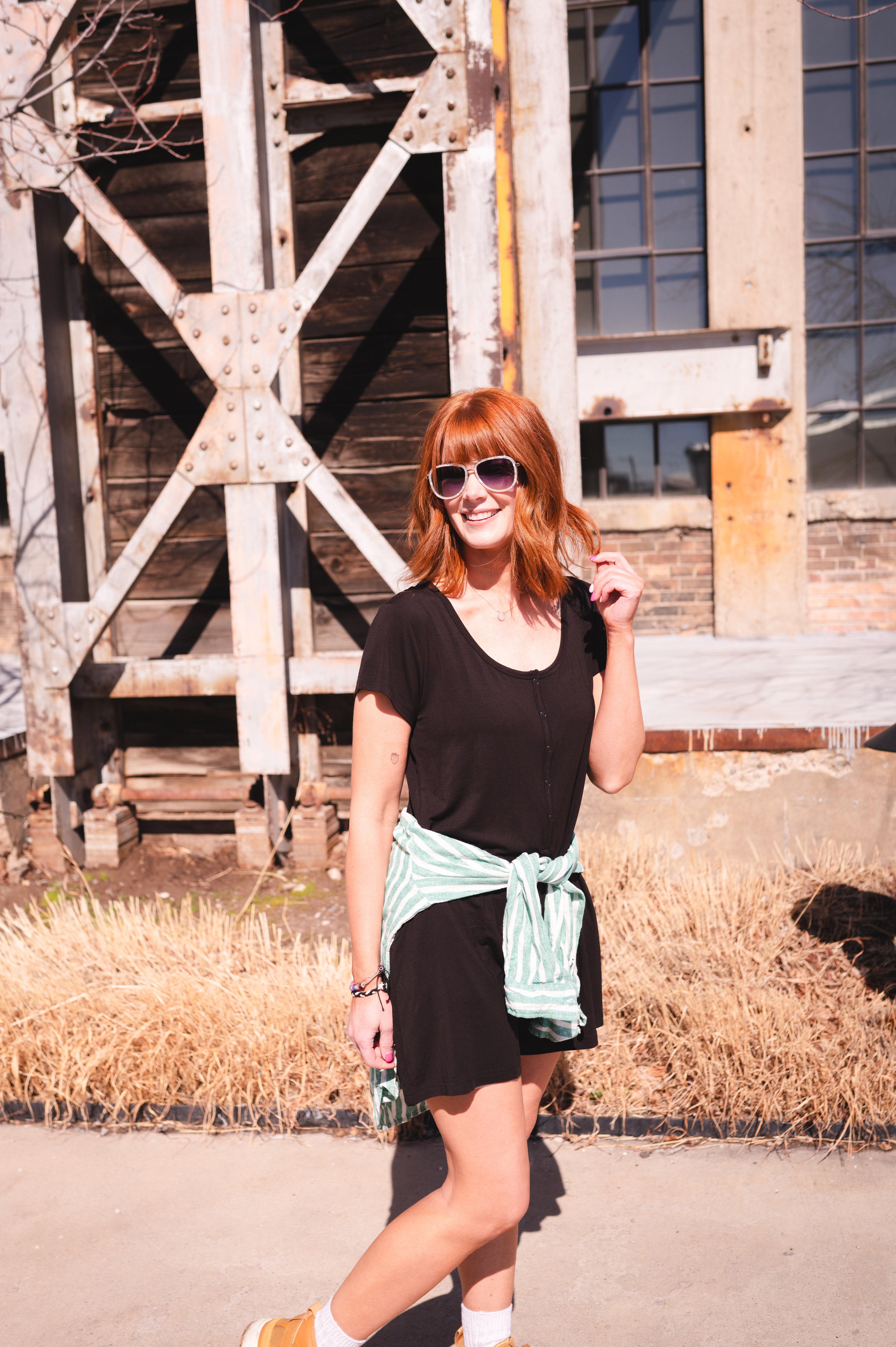 Adult Shorty Romper - Obsidian - Luxe - ploombaby Bamboo Baby Kid Clothing