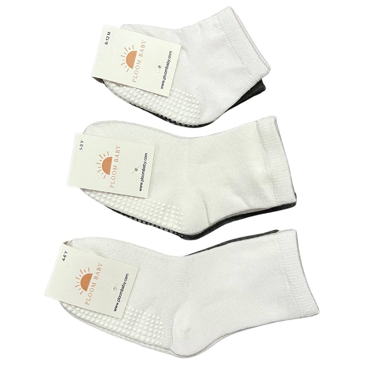 Grippy Socks- 2 Pack - ploombaby Bamboo Baby Kid Clothing