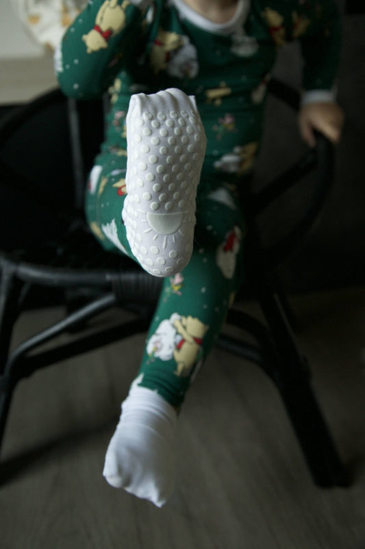 Ploom Baby's Toddler PJs: The Amazing Choice with Foldover Footies and Grips - ploombaby