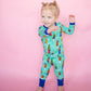 Convertible Footie PJ Set - Lava Lamps 2.0 - Luxe Bamboo