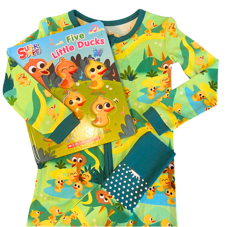 5 Little Ducks Gift Set - Zippy + Book