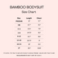 Long Sleeve Bodysuit - Fanfare Blue -Ploom Basics Bamboo
