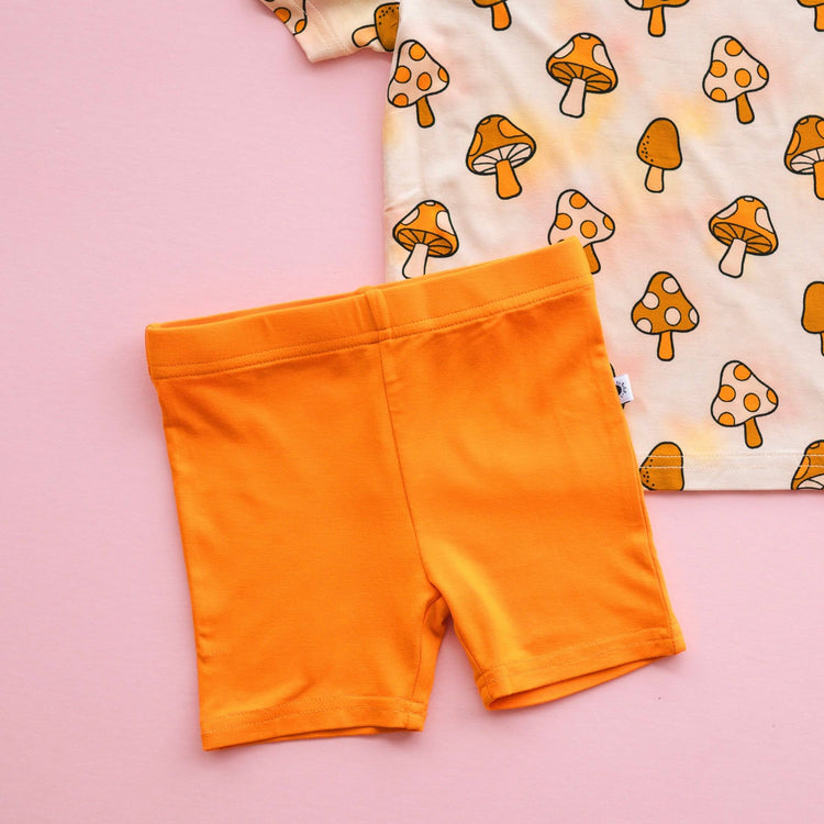 Biker Short - Shroomy Orange - Luxe Bamboo