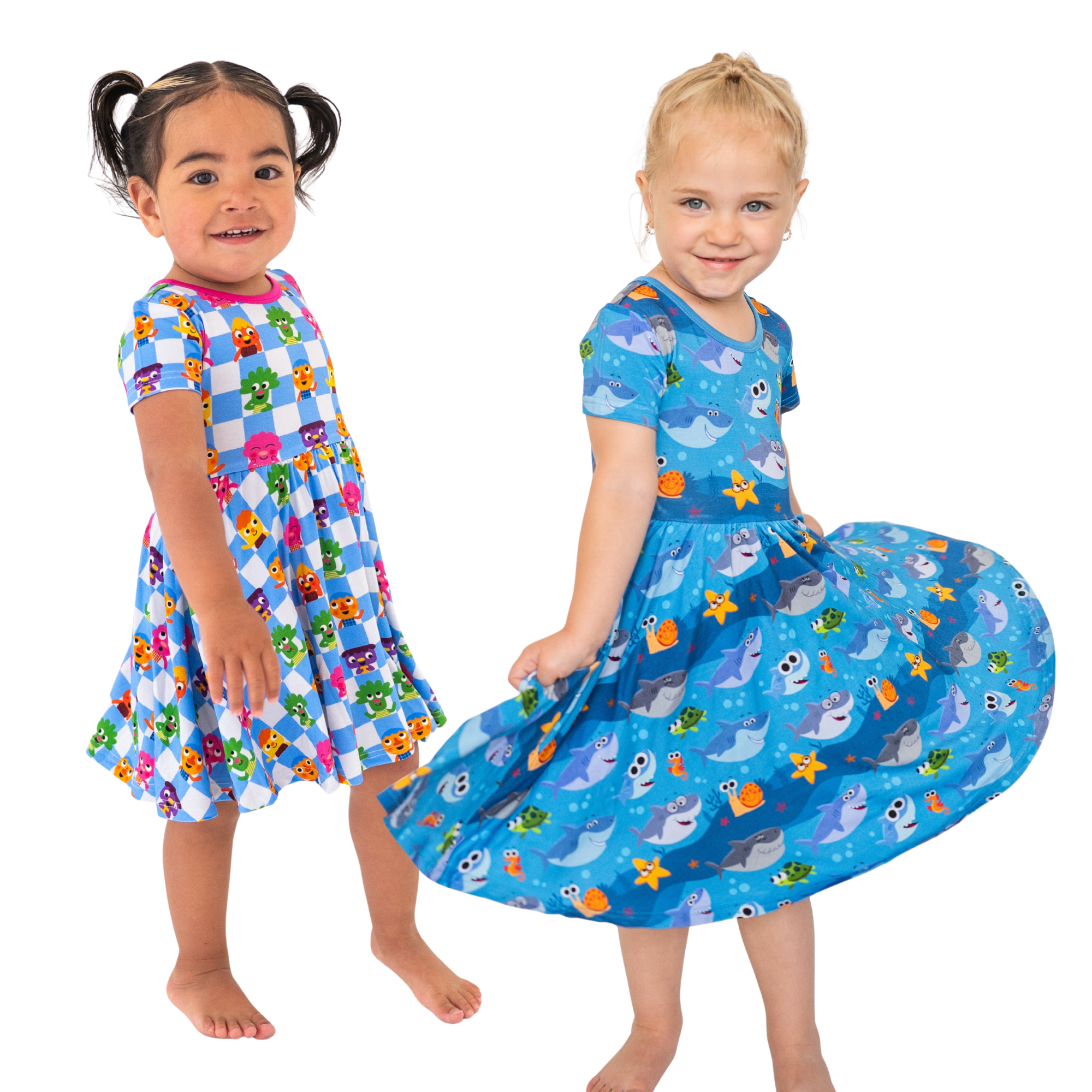 Super Simple Dress Bundle - Bumble Nums + Baby Shark