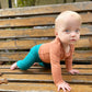 Bamboo 'Grow with Me' pants for babies/toddlers. Ploom Baby.