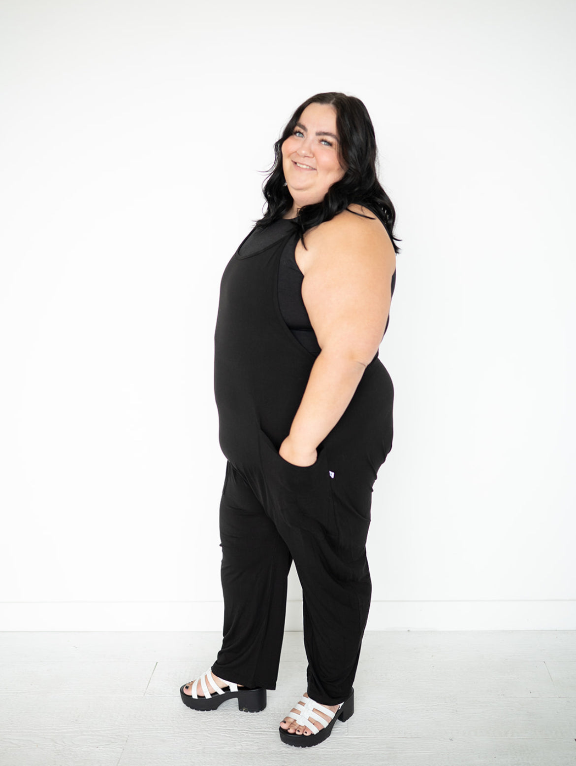 Adult Overalls - Obsidian -  Ploom Collective - Luxe Bamboo