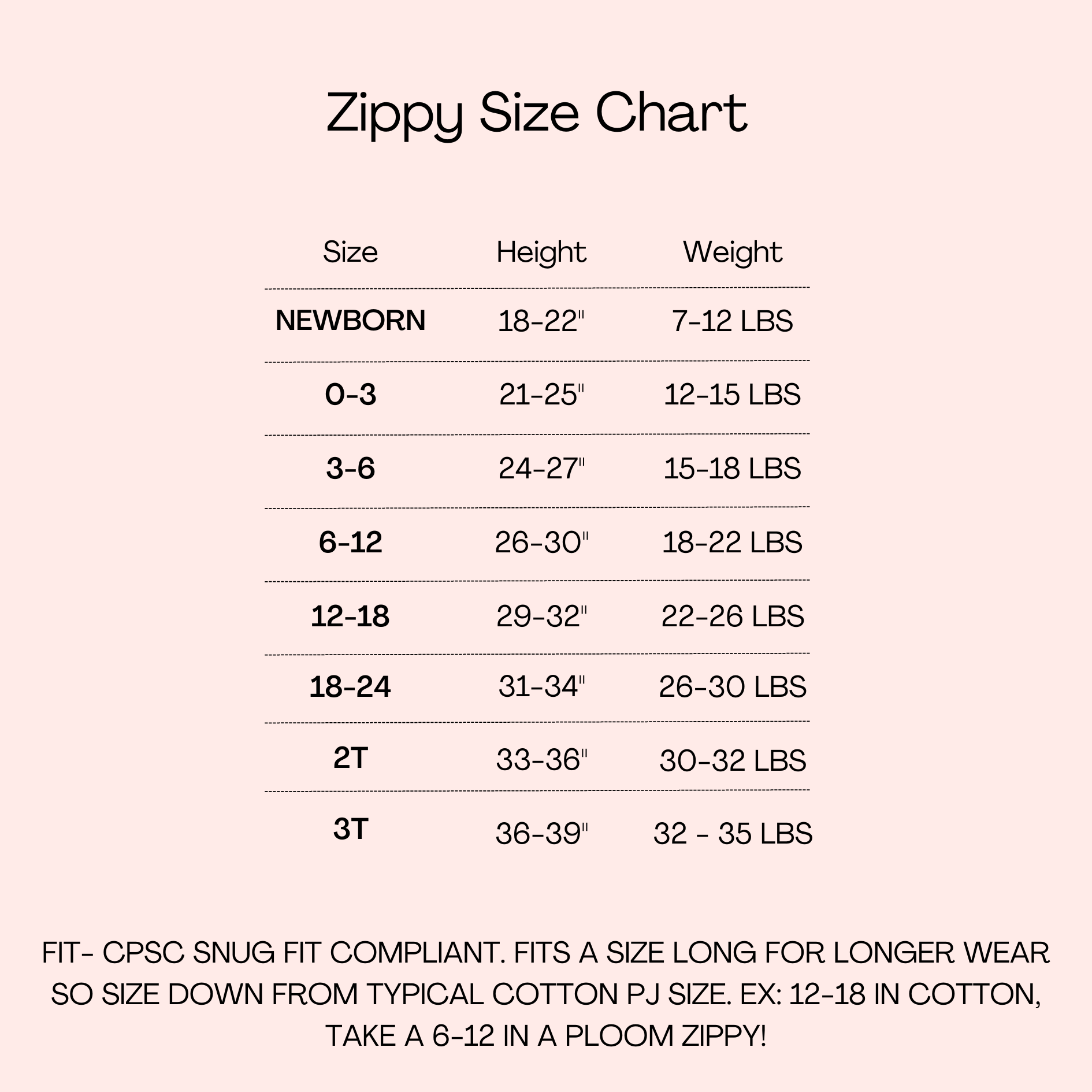Flexi-Fit Zip PJ - Rust Moon - Luxe