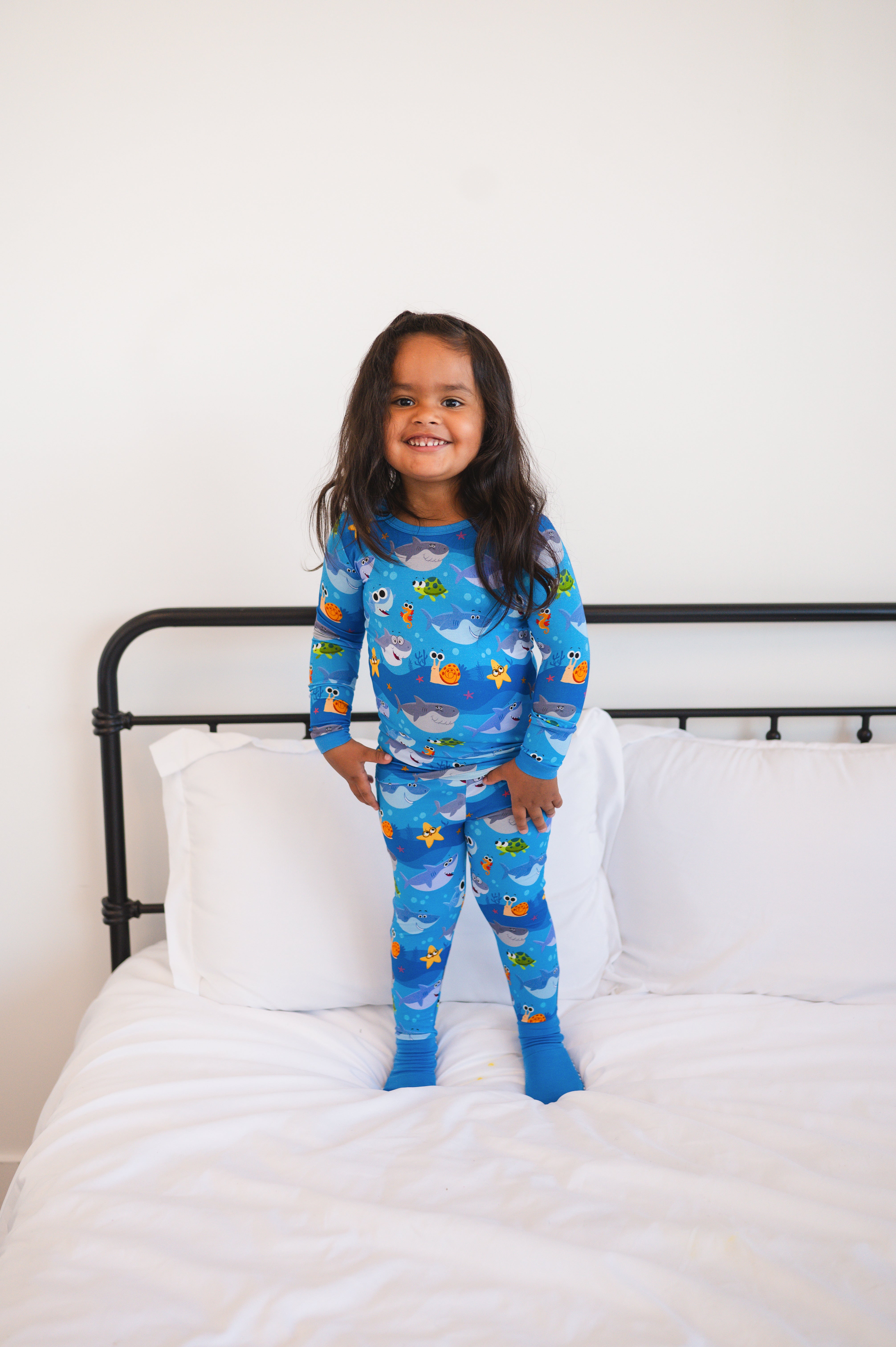 Flexi-Fit PJ Set - Super Simple Baby Shark - Luxe Bamboo