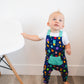 Overalls - Super Simple- The Bumble Nums in Space - Luxe Bamboo