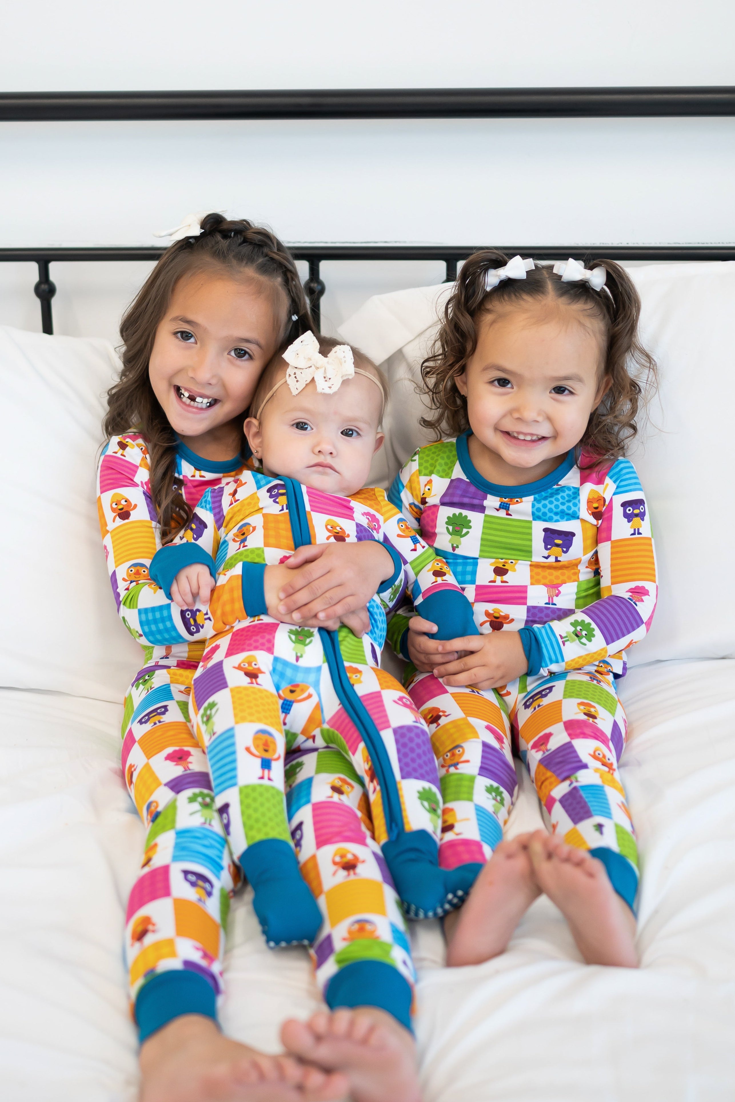 Classic Fit PJ Set - Super Simple™ Noodle & Pals - If You're Happy - Tencel Modal