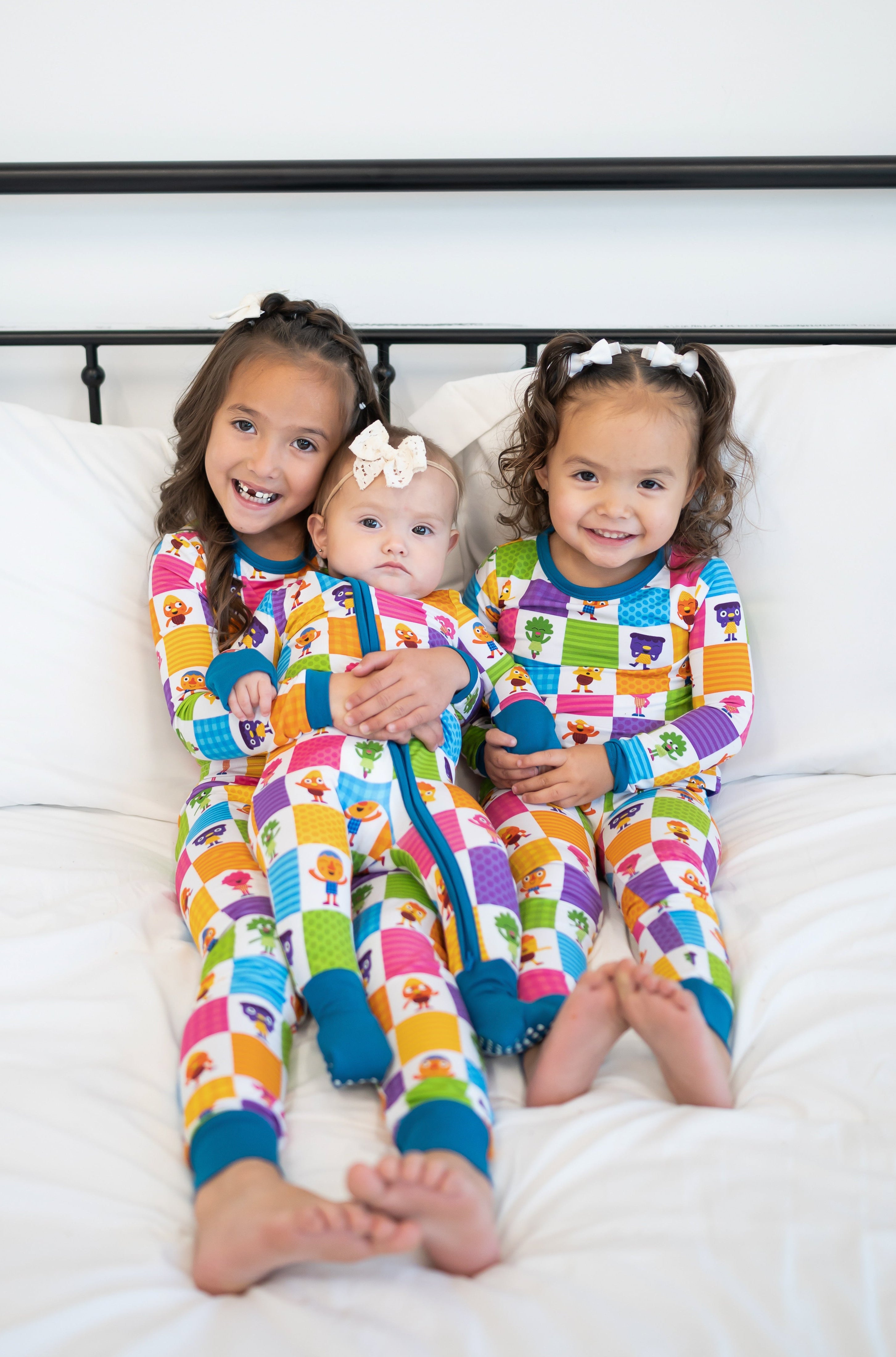 Flexi- Fit Zip PJ - Super Simple™ Noodle & Pals - If You're Happy - Tencel Modal
