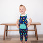 Overalls - Super Simple- The Bumble Nums in Space - Luxe Bamboo