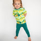 Grow with me pant - Duck Pond Green - Super Simple 5 Little Ducks - Luxe Bamboo