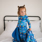 Convertible Footie PJ Set - Super Simple Baby Shark - Luxe Bamboo