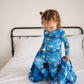 Convertible Footie PJ Set - Super Simple Baby Shark - Luxe Bamboo