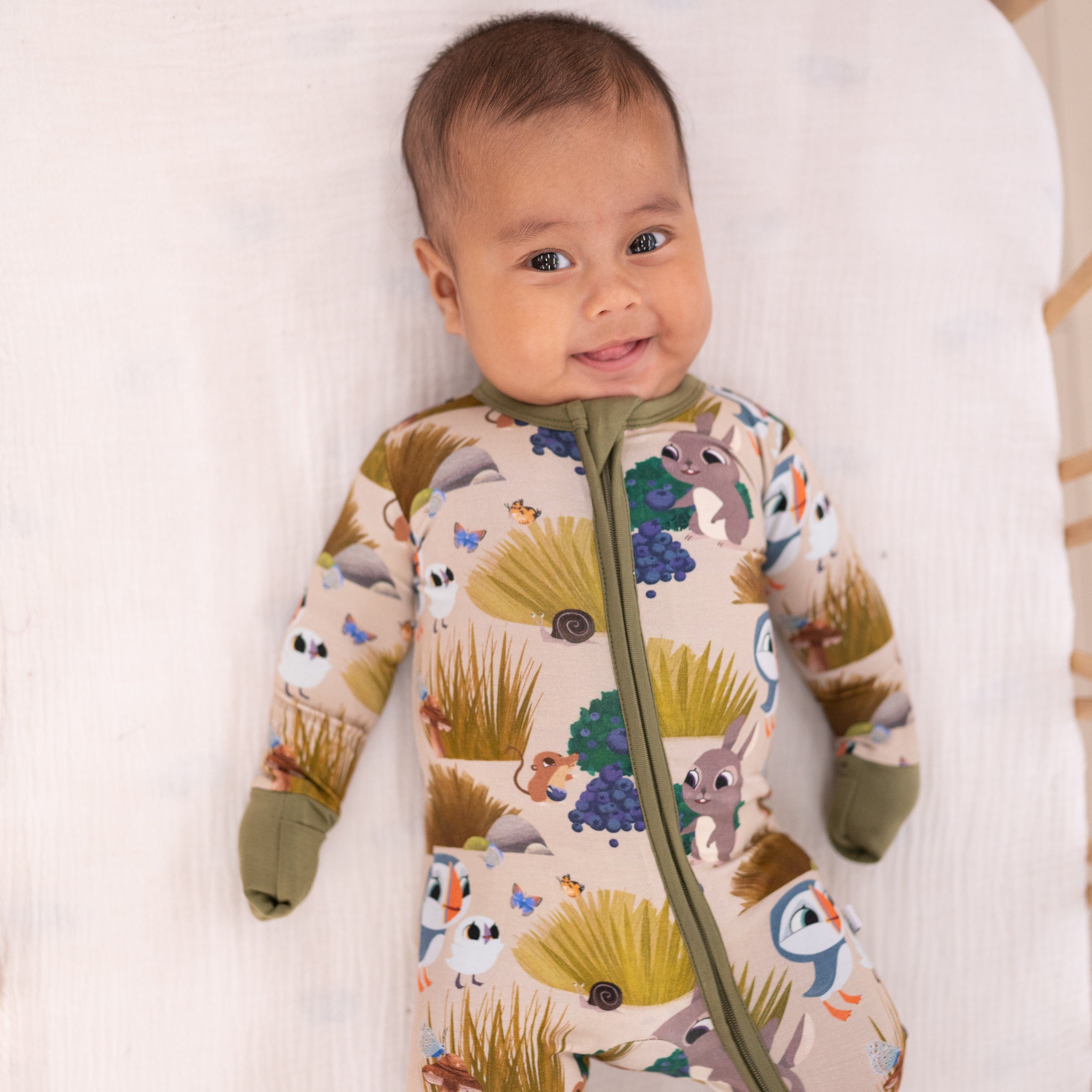 Flexi-Fit Zip PJ - Puffin Rock™ - Luxe Bamboo