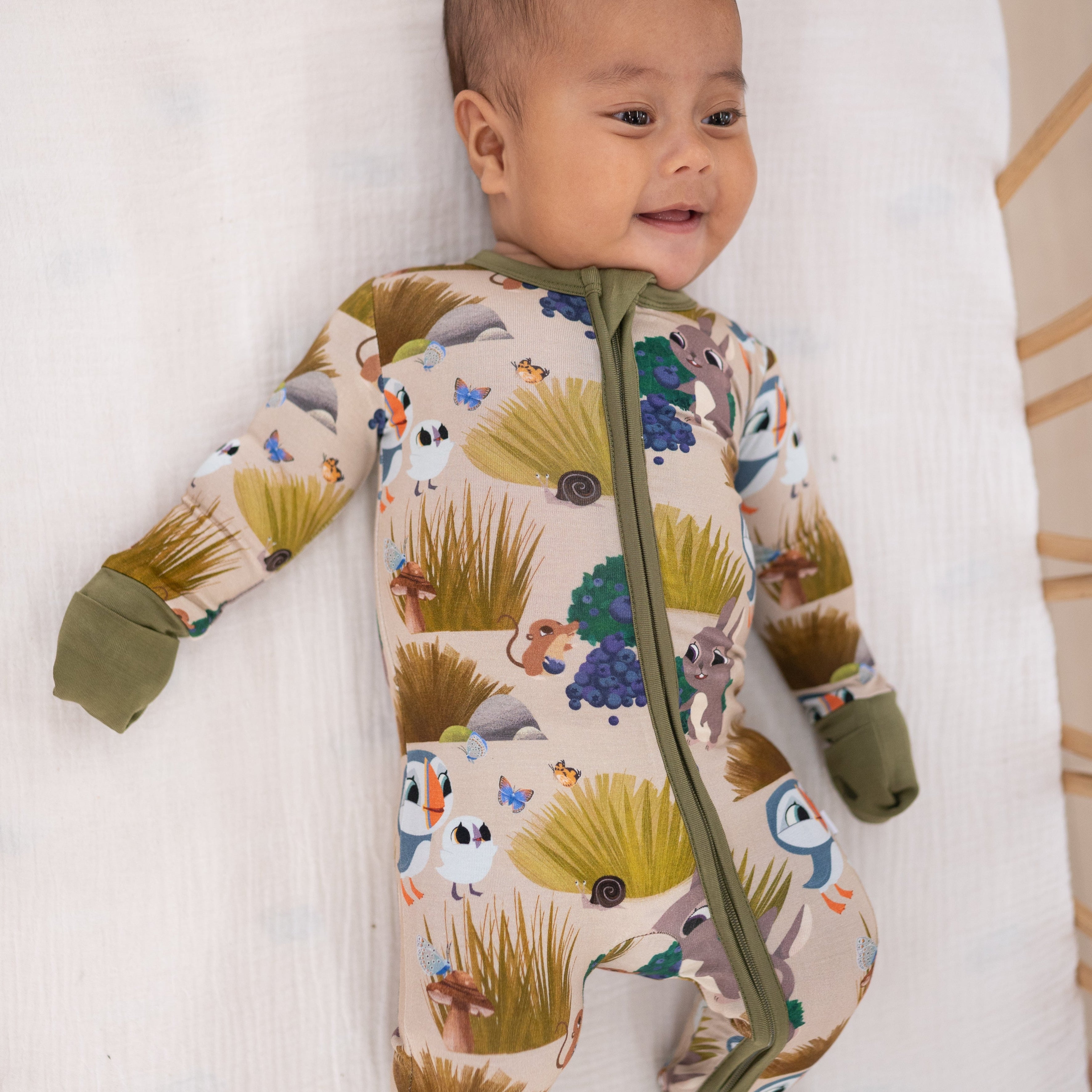 Flexi-Fit Zip PJ - Puffin Rock™ - Luxe Bamboo