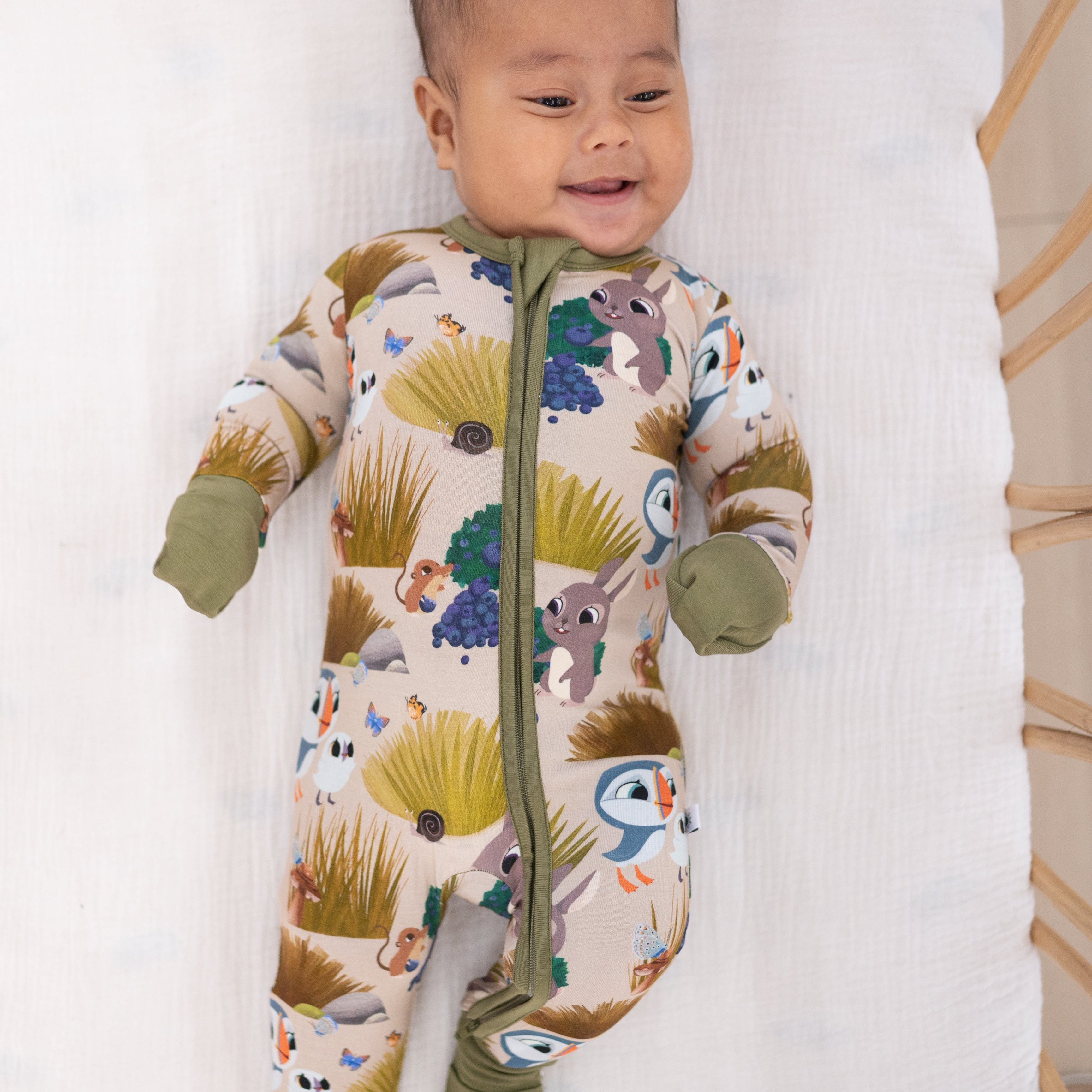 Flexi-Fit Zip PJ - Puffin Rock™ - Luxe Bamboo
