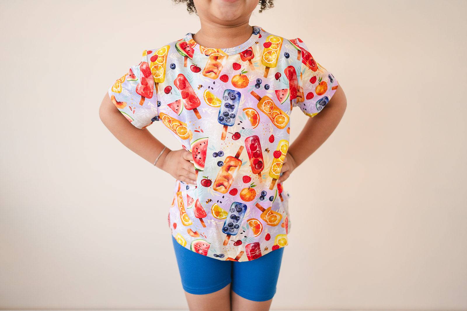 T-shirt - Tutti Fruiti - Luxe - ploombaby Bamboo Baby Kid Clothing
