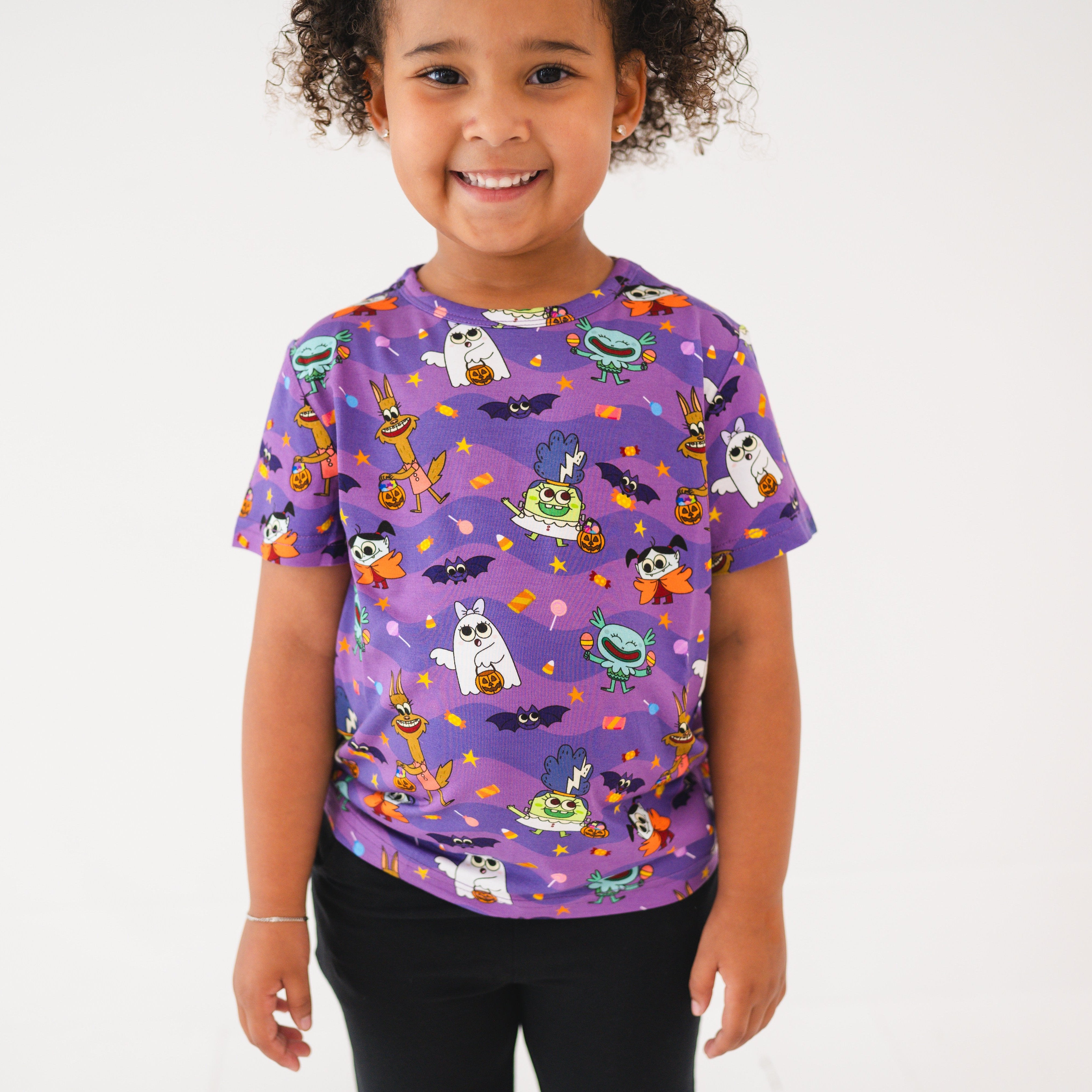 T-shirt - Super Simple Monster Party - Luxe Bamboo