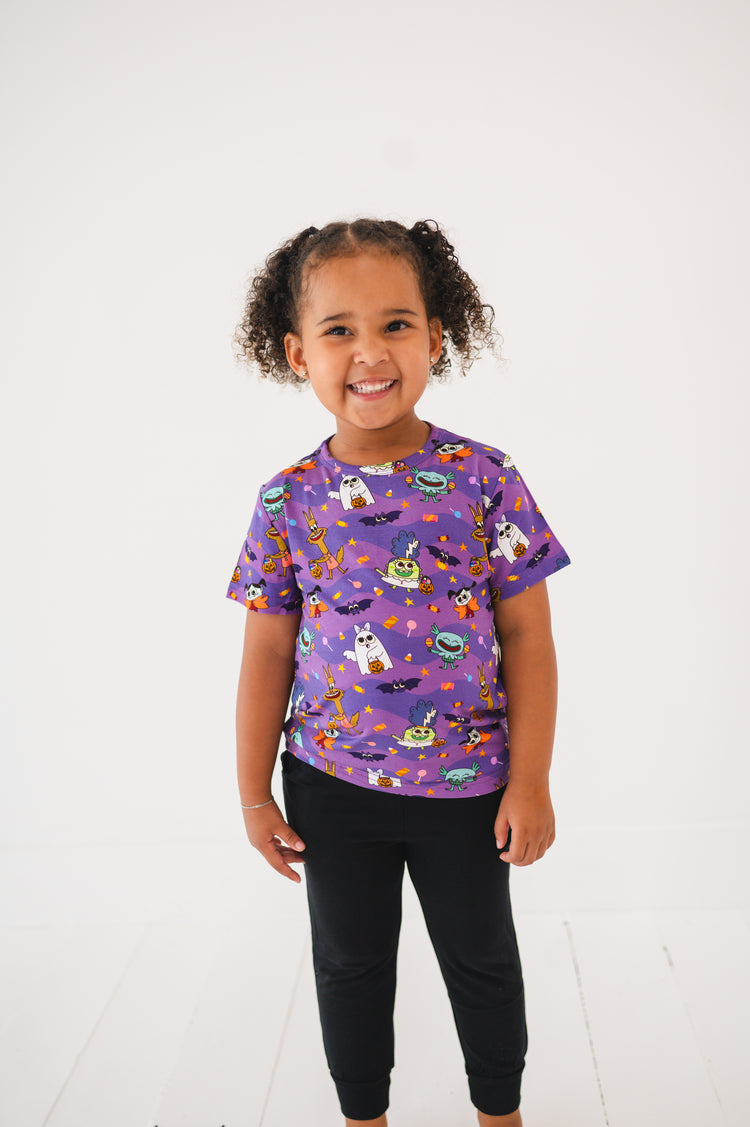 T-shirt - Super Simple Monster Party - Luxe Bamboo