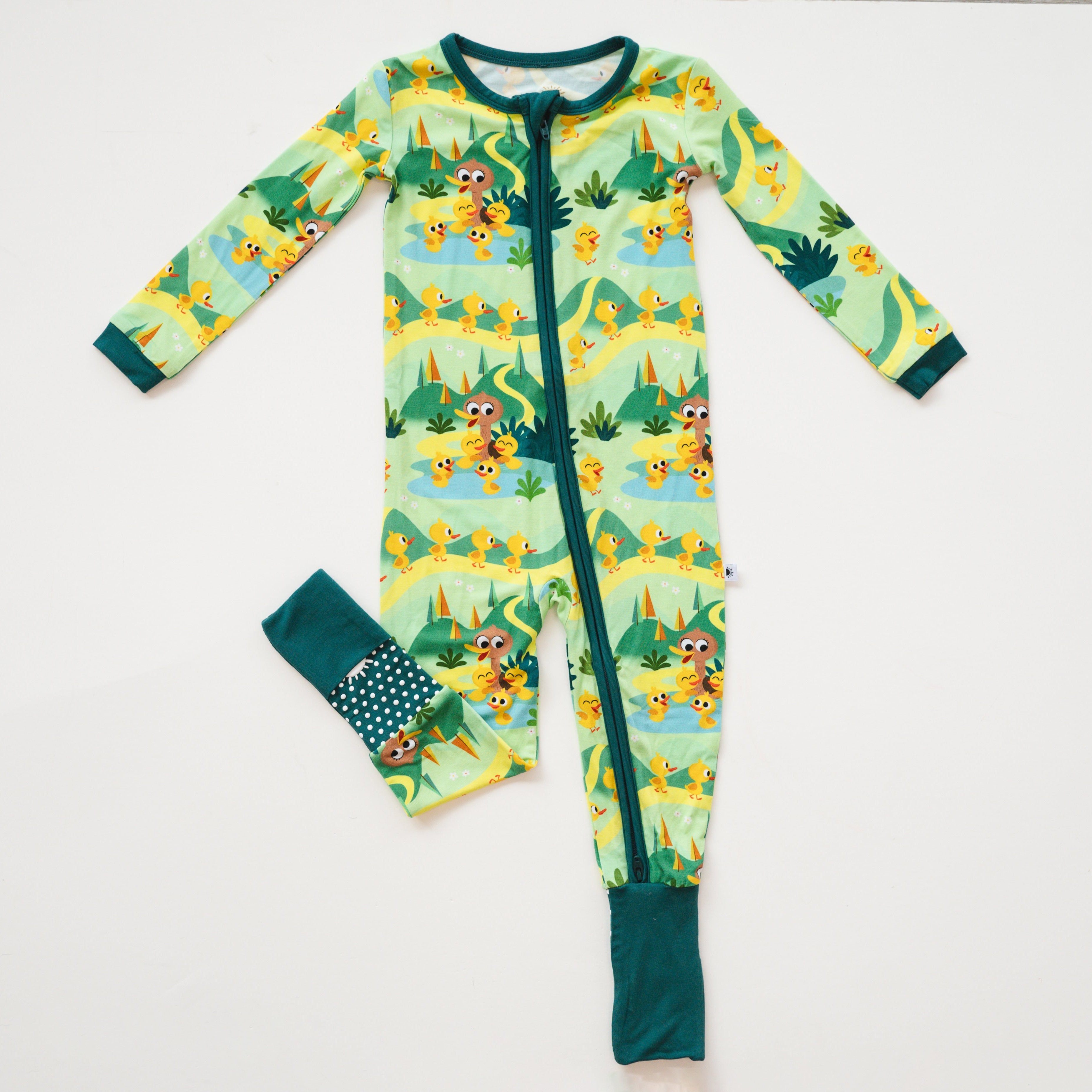 Flexi-Fit Zip PJ - Super Simple 5 Little Ducks - Luxe Bamboo