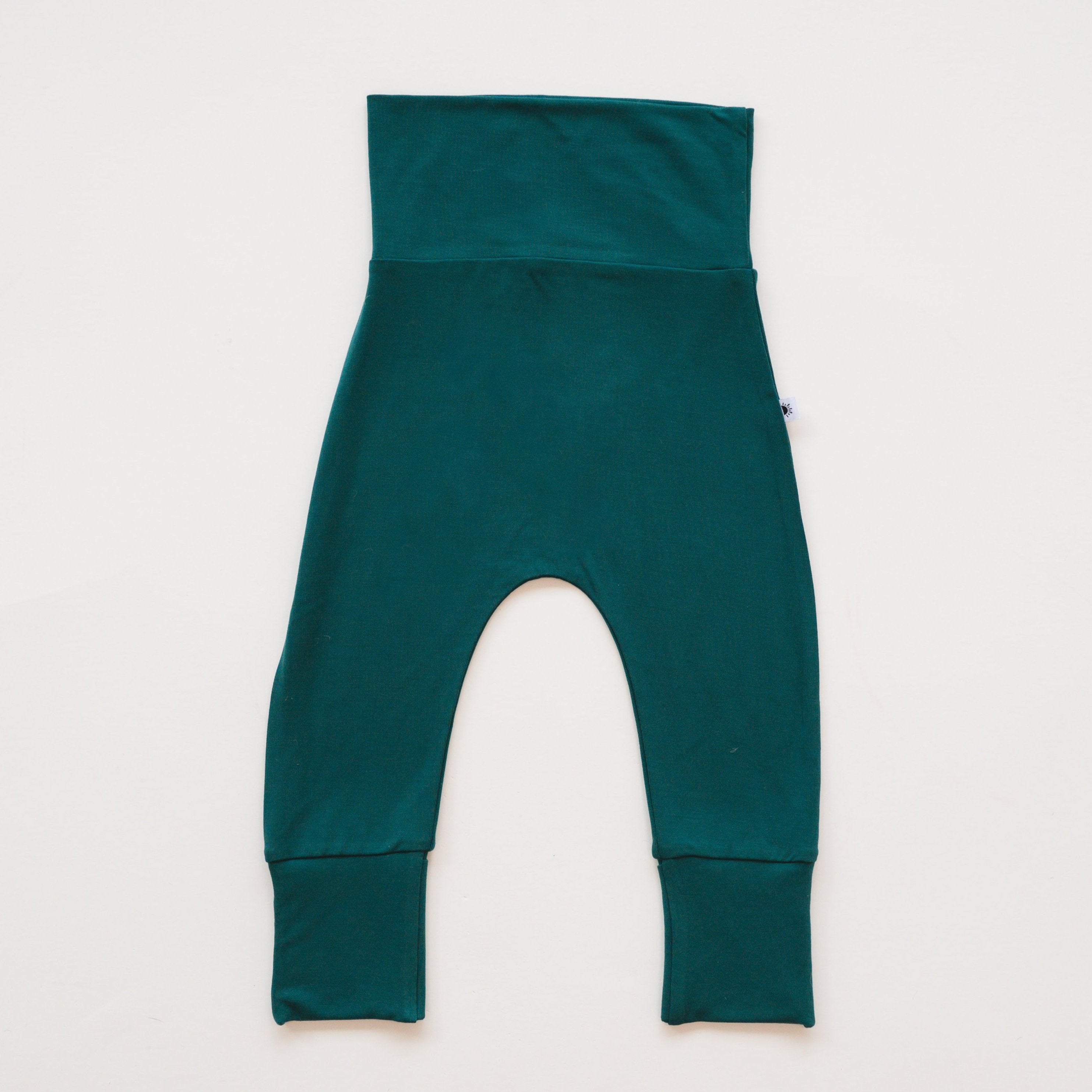 Flexi-Fit pant - Duck Pond Green - Super Simple 5 Little Ducks - Luxe Bamboo