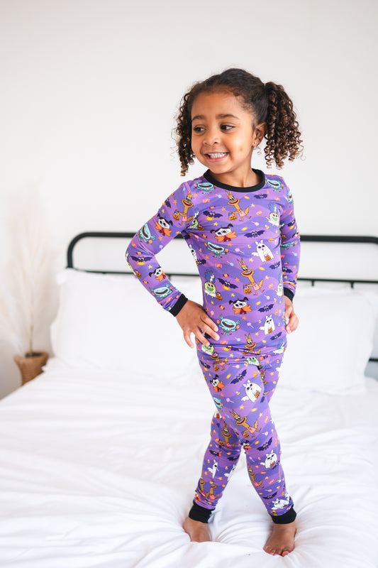 PJ Set - Super Simple Monster Party - Luxe Bamboo