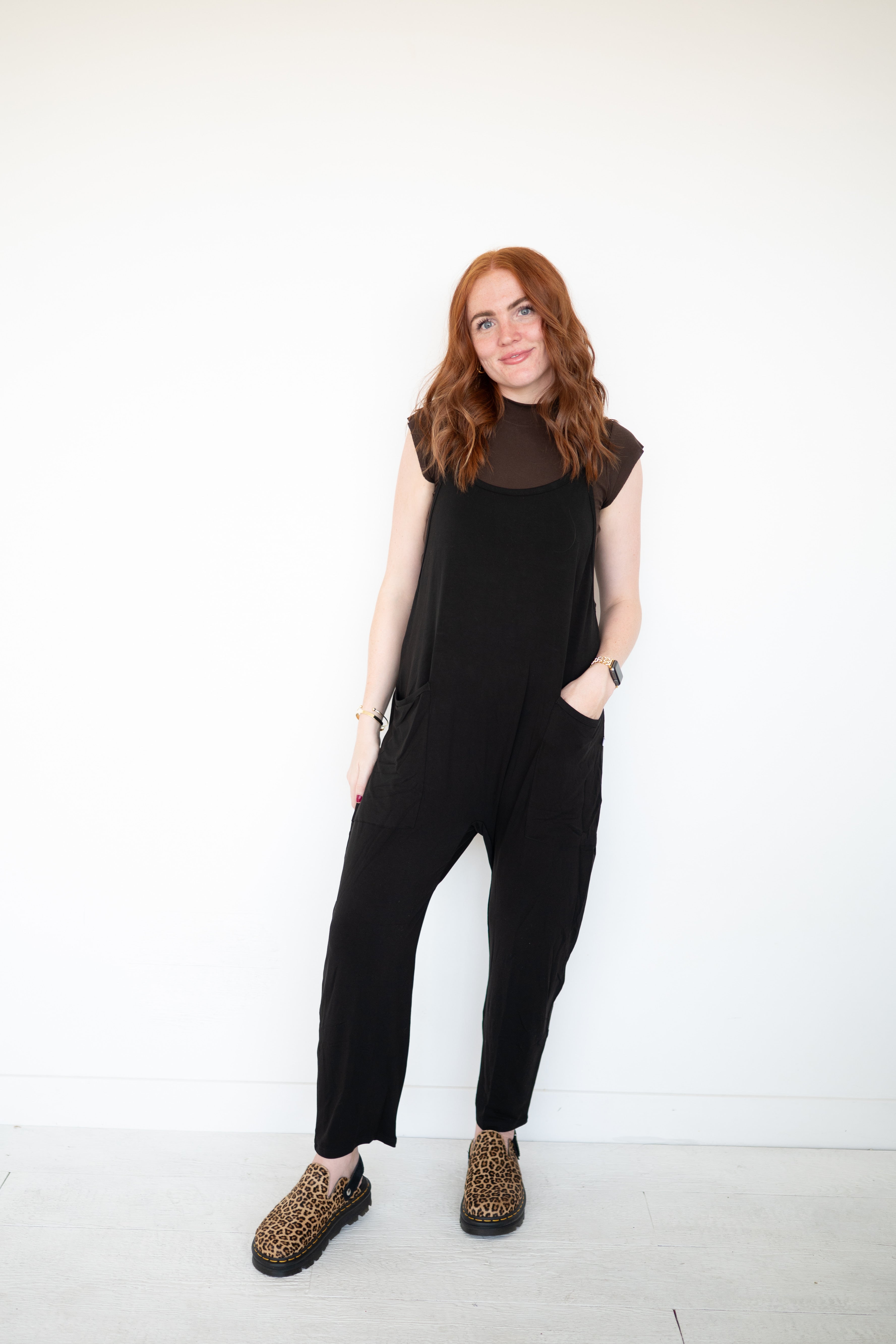 Adult Overalls - Obsidian -  Ploom Collective - Luxe Bamboo