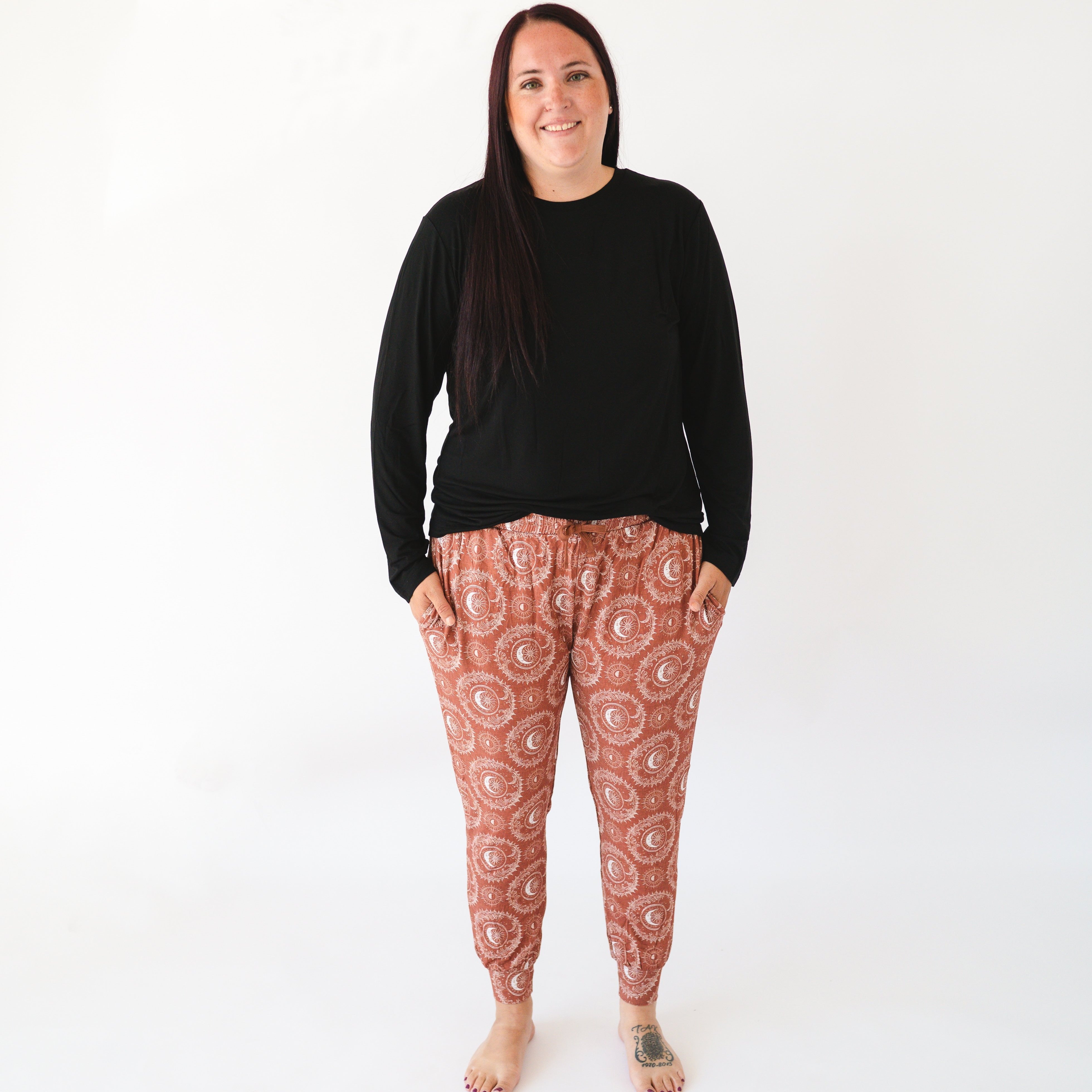 Women's Fit Jogger - Rust Moon - Luxe Bamboo