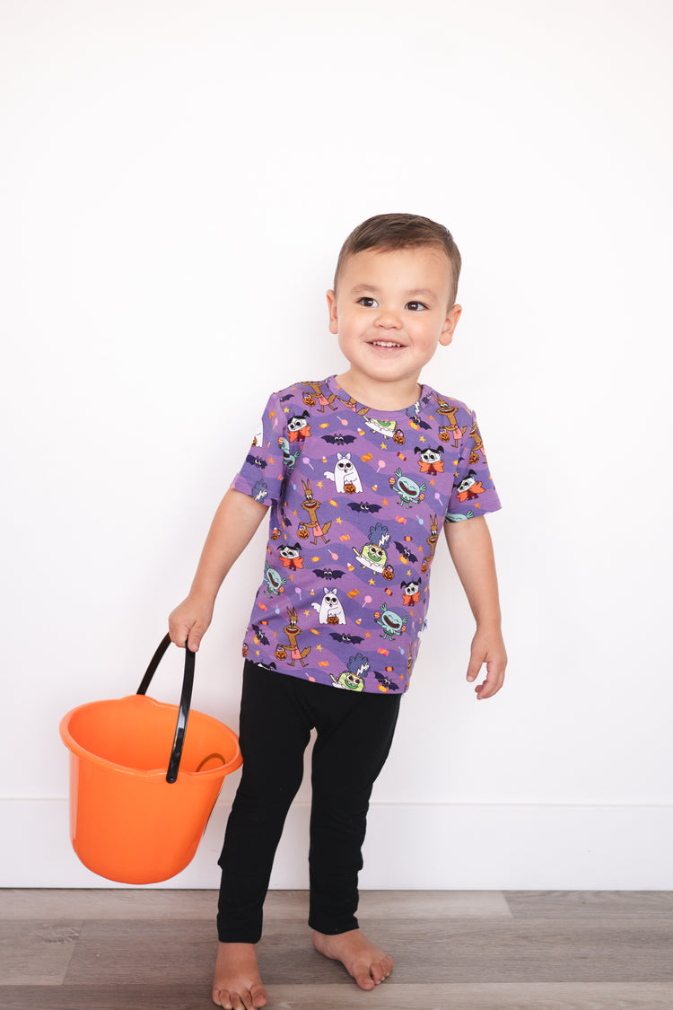 T-shirt - Super Simple Monster Party - Luxe Bamboo