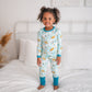 Convertible Footie PJ Set - Turtle - Luxe Bamboo