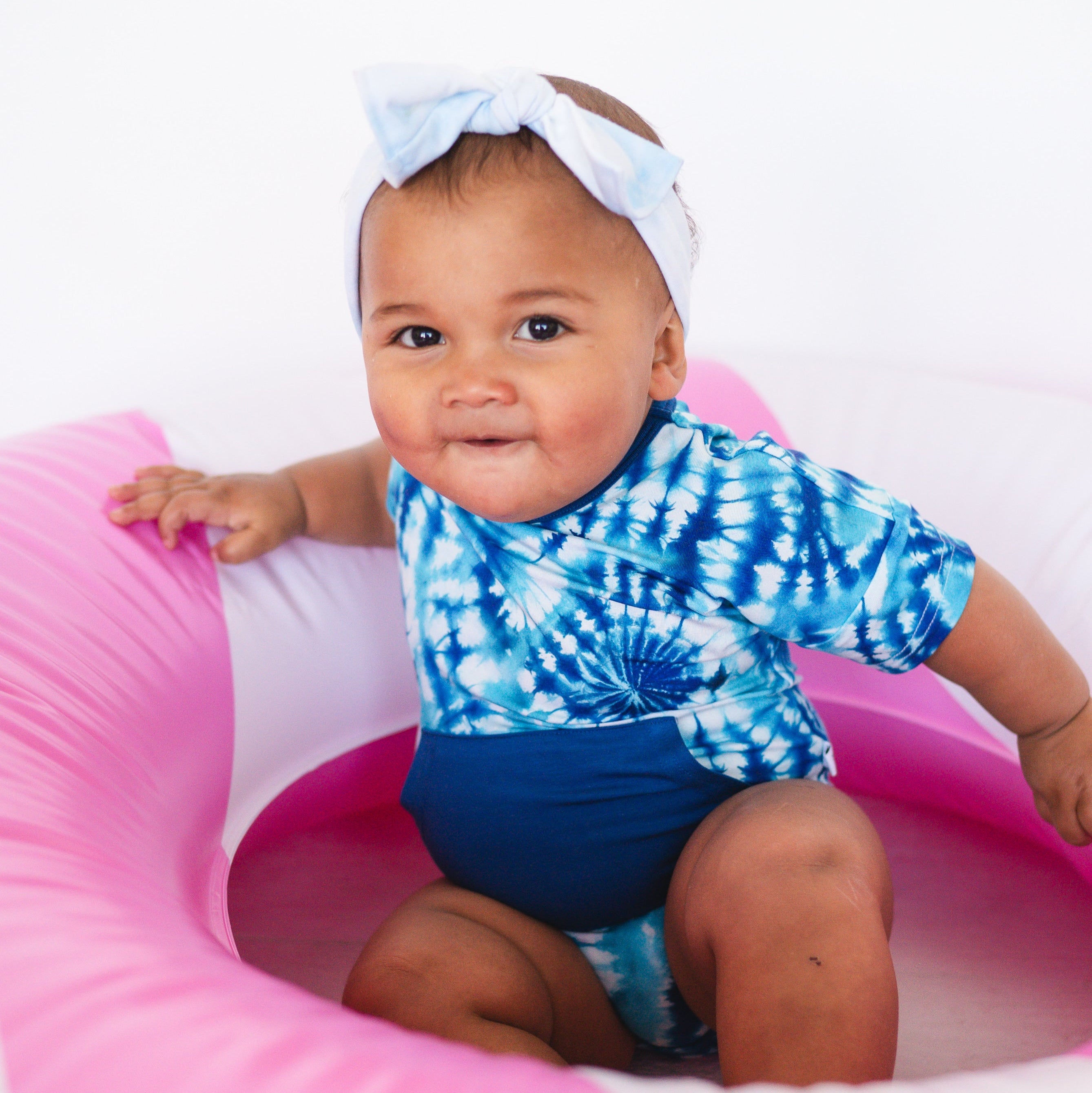 T-Shirt Romper - Tidal Twist - Luxe Bamboo