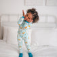 Convertible Footie PJ Set - Turtle - Luxe Bamboo