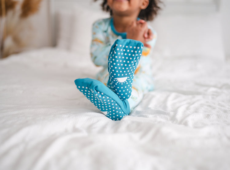 Convertible Footie PJ Set - Turtle - Luxe Bamboo