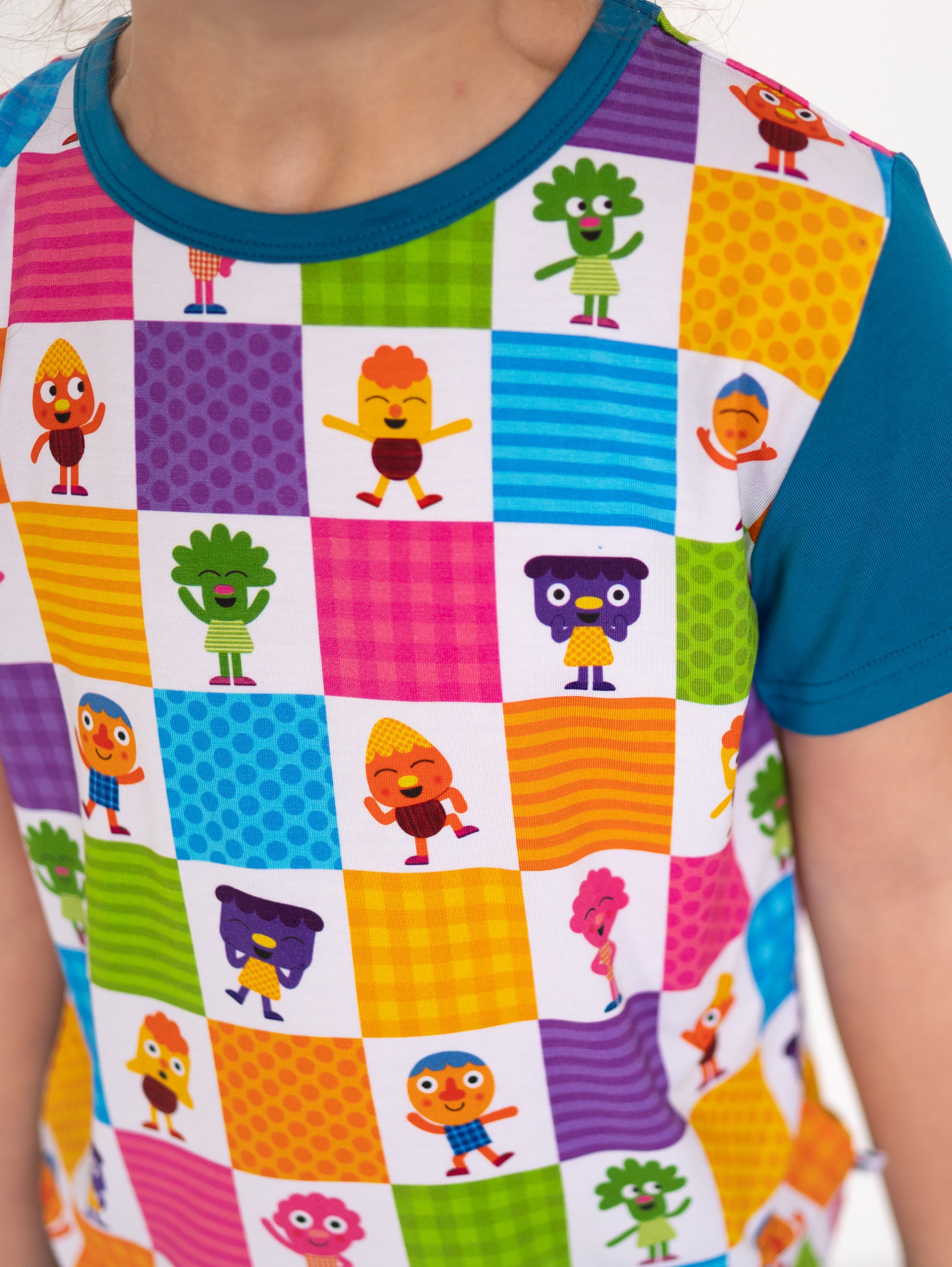 T-shirt - Super Simple™ Noodle & Pals - If You're Happy - Tencel Modal